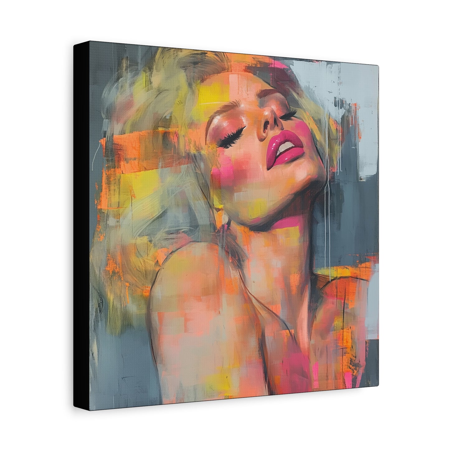 Gallery Wrapped Canvas, Guilt and Grit Adult Art Canvas, Erotic Pinup Art Canvas – Veda
