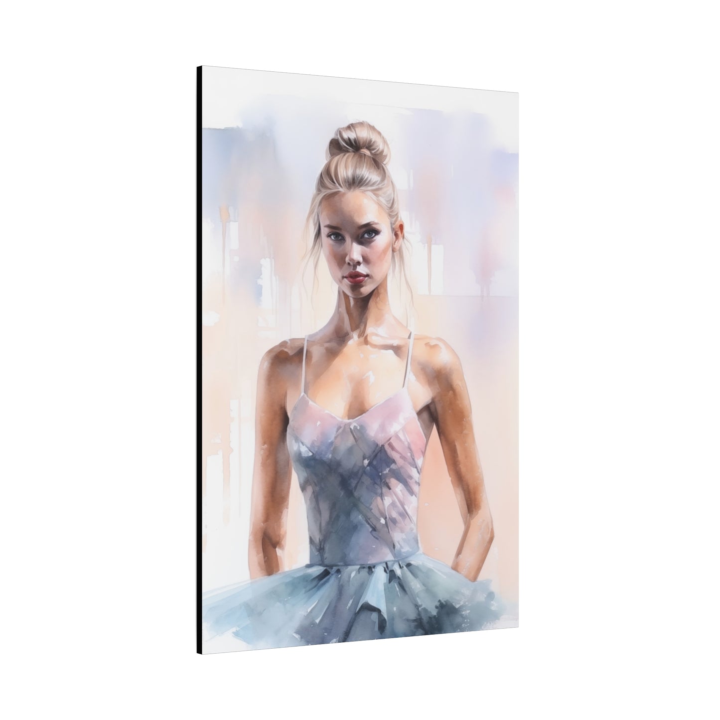 Pointes and Platforms, Gallery Wrapped Canvas, Ballerina Beauty, Ballet Art Canvas – Samantha