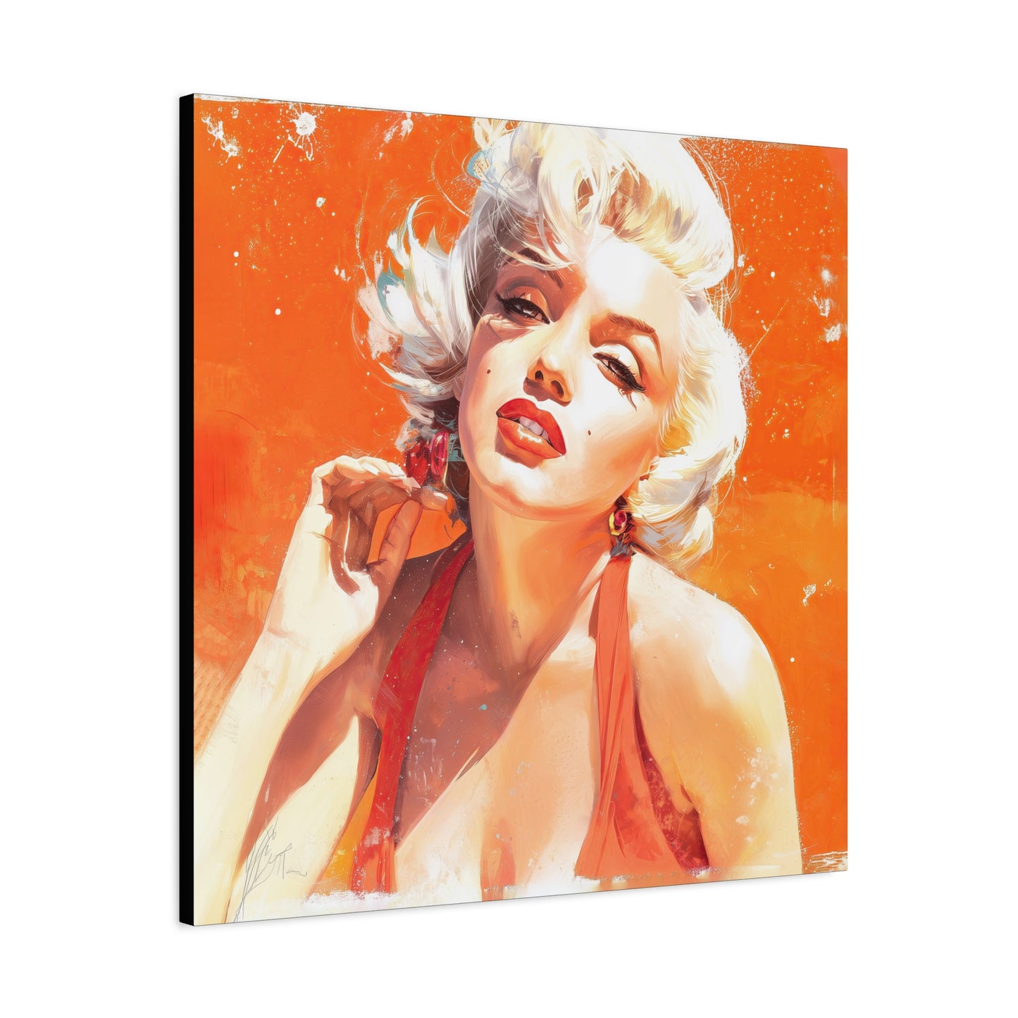 Gallery Wrapped Canvas, The Diva Project Art Canvas, Pinup Art Canvas – Marilyn Monroe - THREE