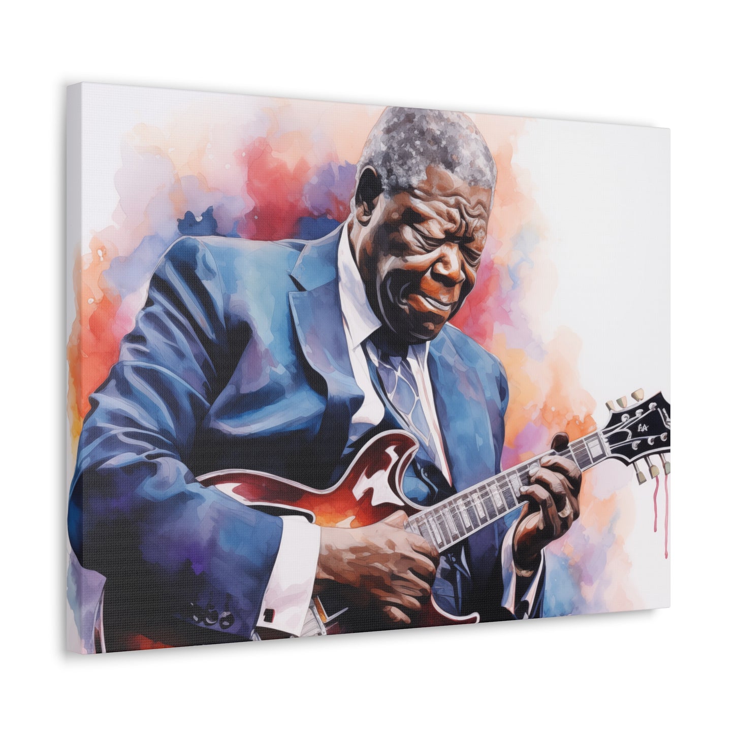Gallery Wrapped Canvas, Celebrity Inspired, Pop Art Canvas – The King Also