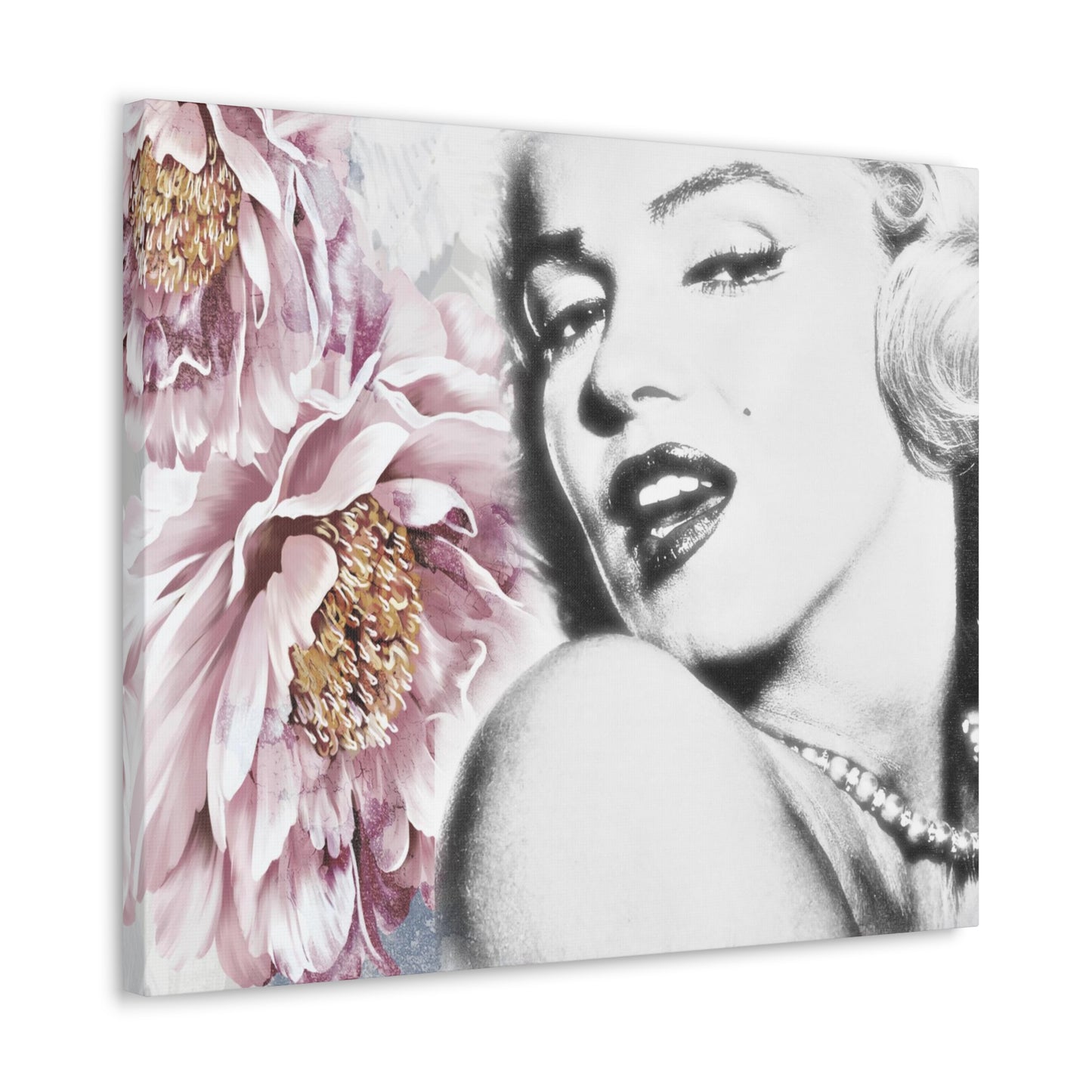 Canvas Wall Art, Gallery Wrapped Pop Art, Celebrity Wall Art – Marilyn Monroe - Bloom