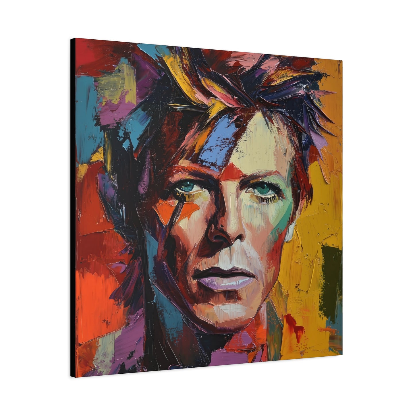 Gallery Wrapped Canvas, Celebrity Inspired, Pop Art Canvas – Bowie