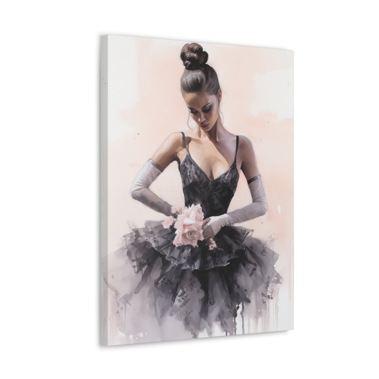 Gallery Wrapped Canvas, Ballerina Beauty, Ballet Art Canvas – Sonja