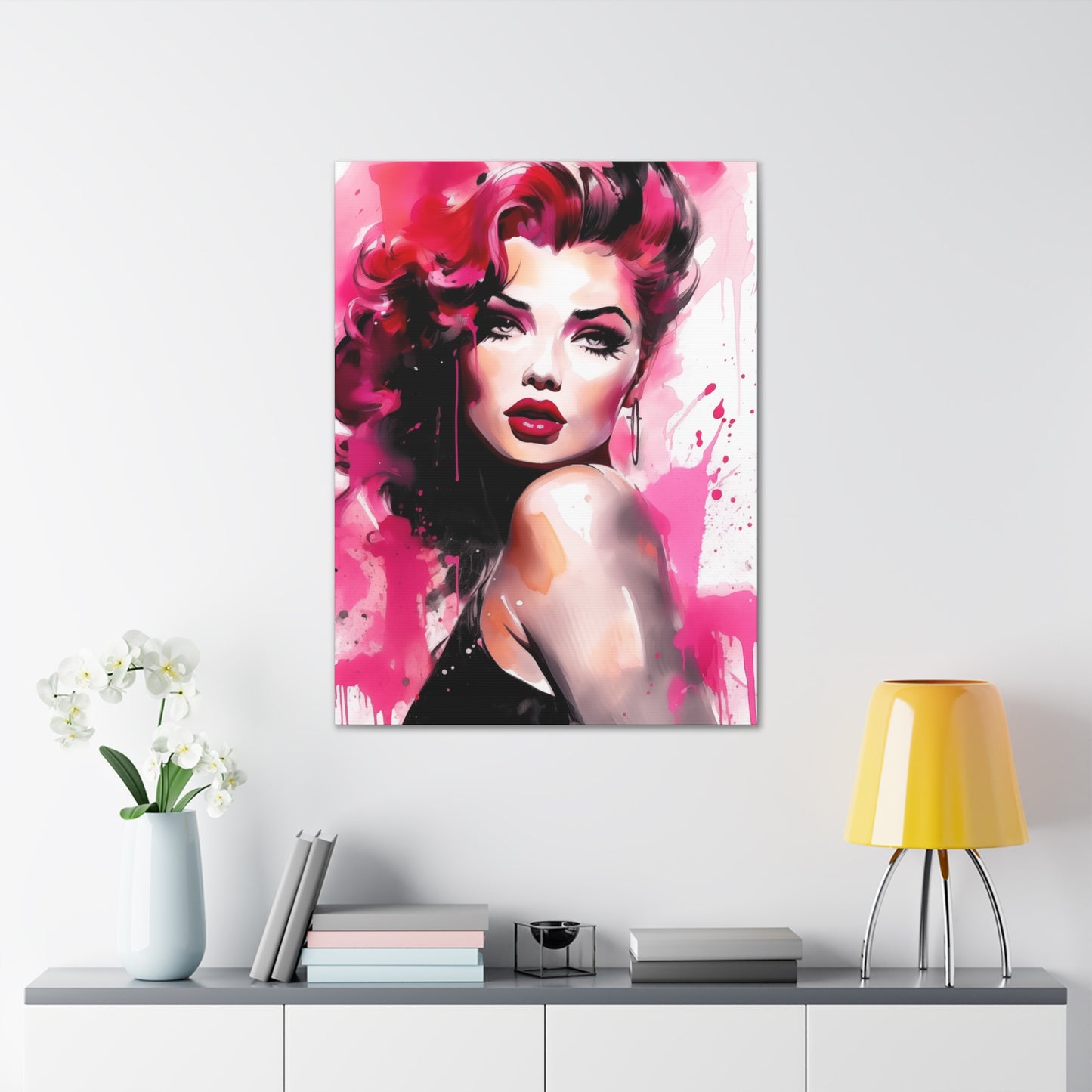 Canvas Wall Art, Gallery Wrapped Pop Art, Diva Wall Art – Thalia