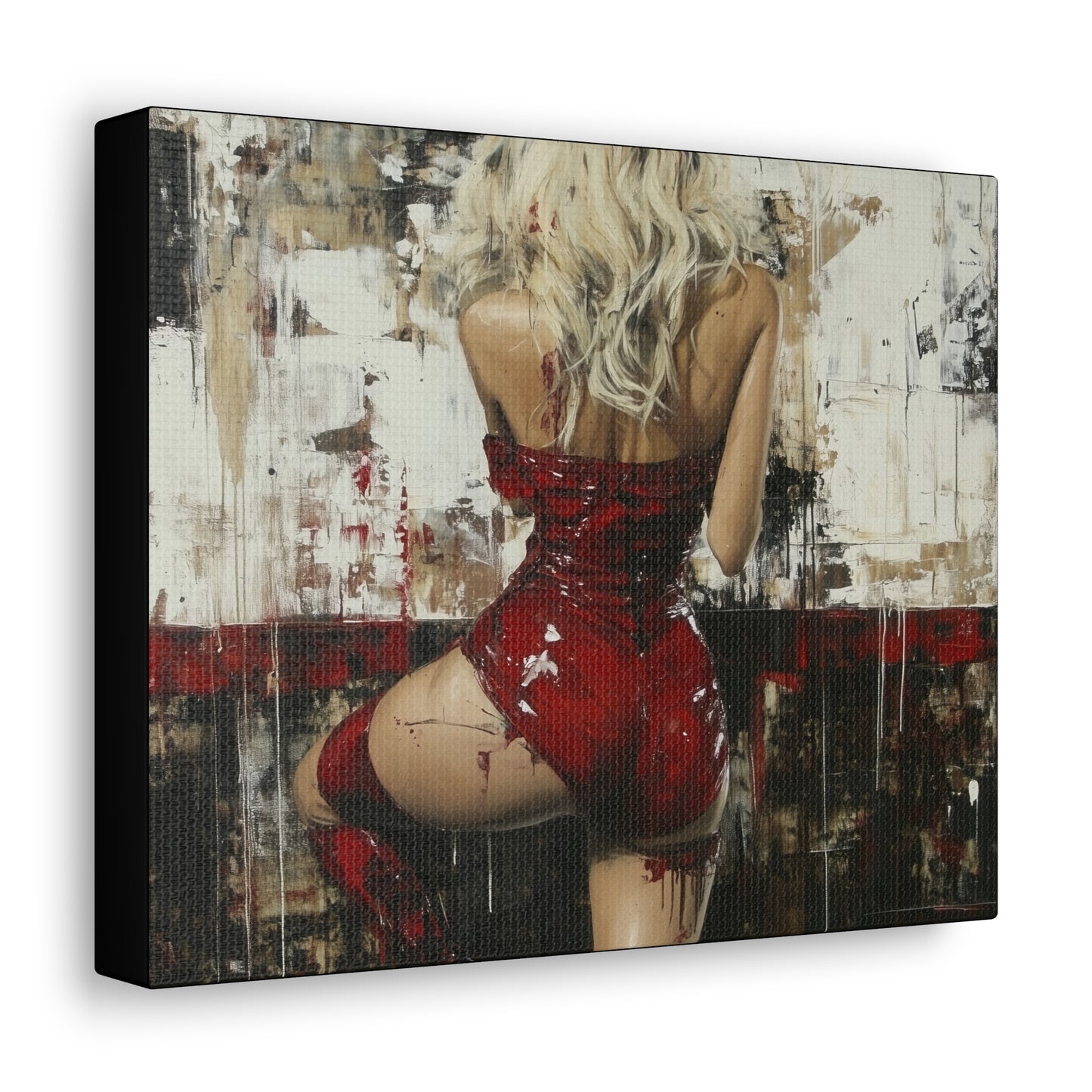 Gallery Wrapped Canvas, Sinners and Saints Art Canvas, Erotic Art Canvas – Veronica