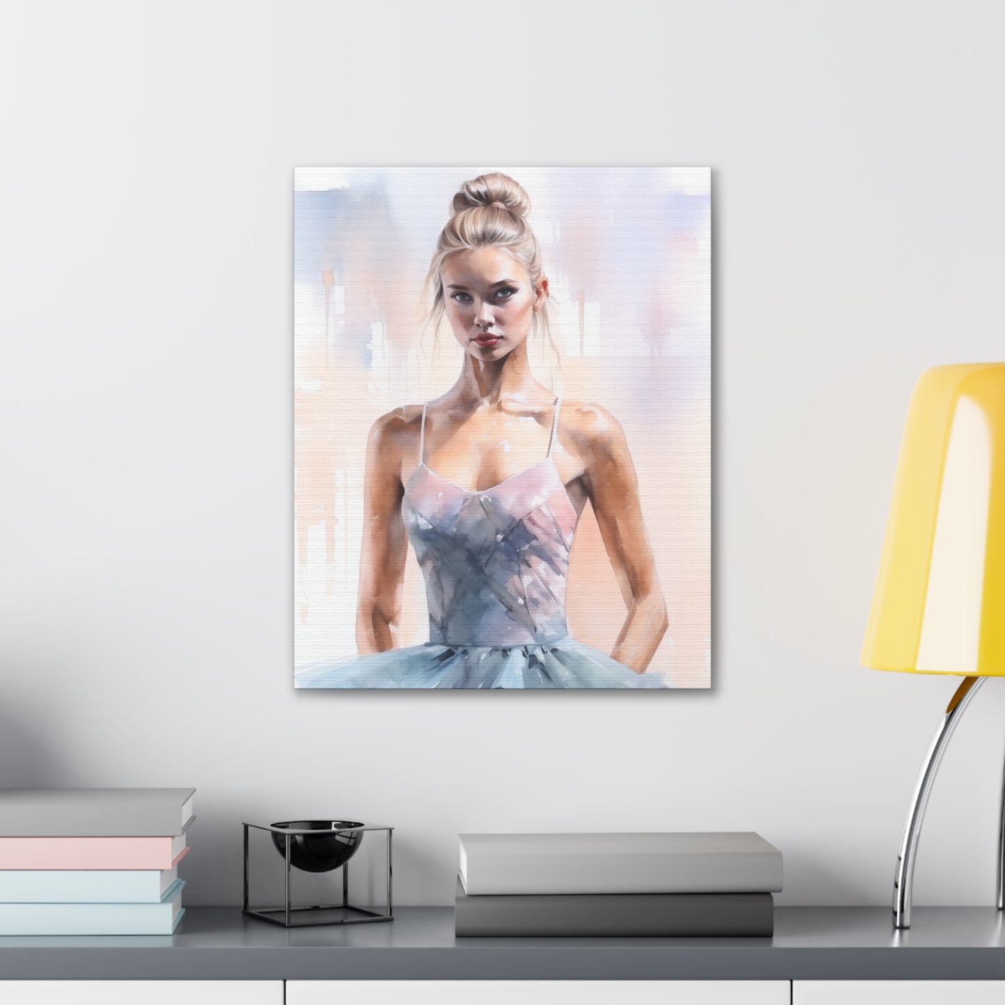 Gallery Wrapped Canvas, Ballerina Beauty, Ballet Art Canvas – Samantha
