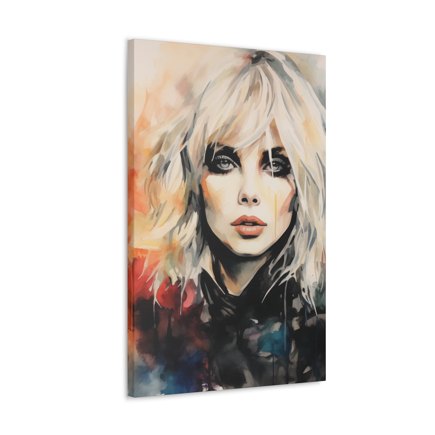 Gallery Wrapped Canvas, Celebrity Inspired, Pop Art Canvas – Debbie