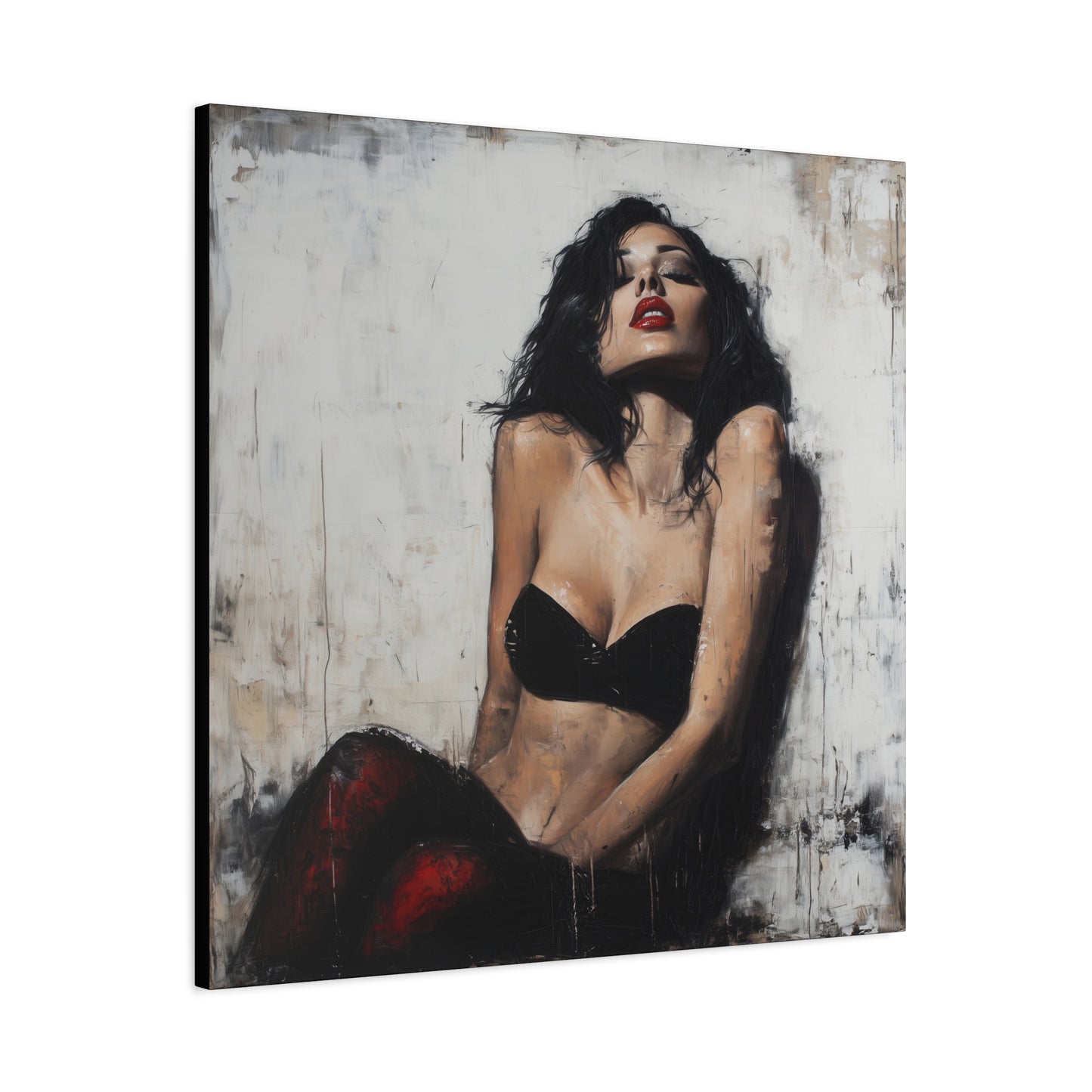 Gallery Wrapped Canvas, Sinners and Saints Art Canvas, Erotic Art Canvas – Alexa