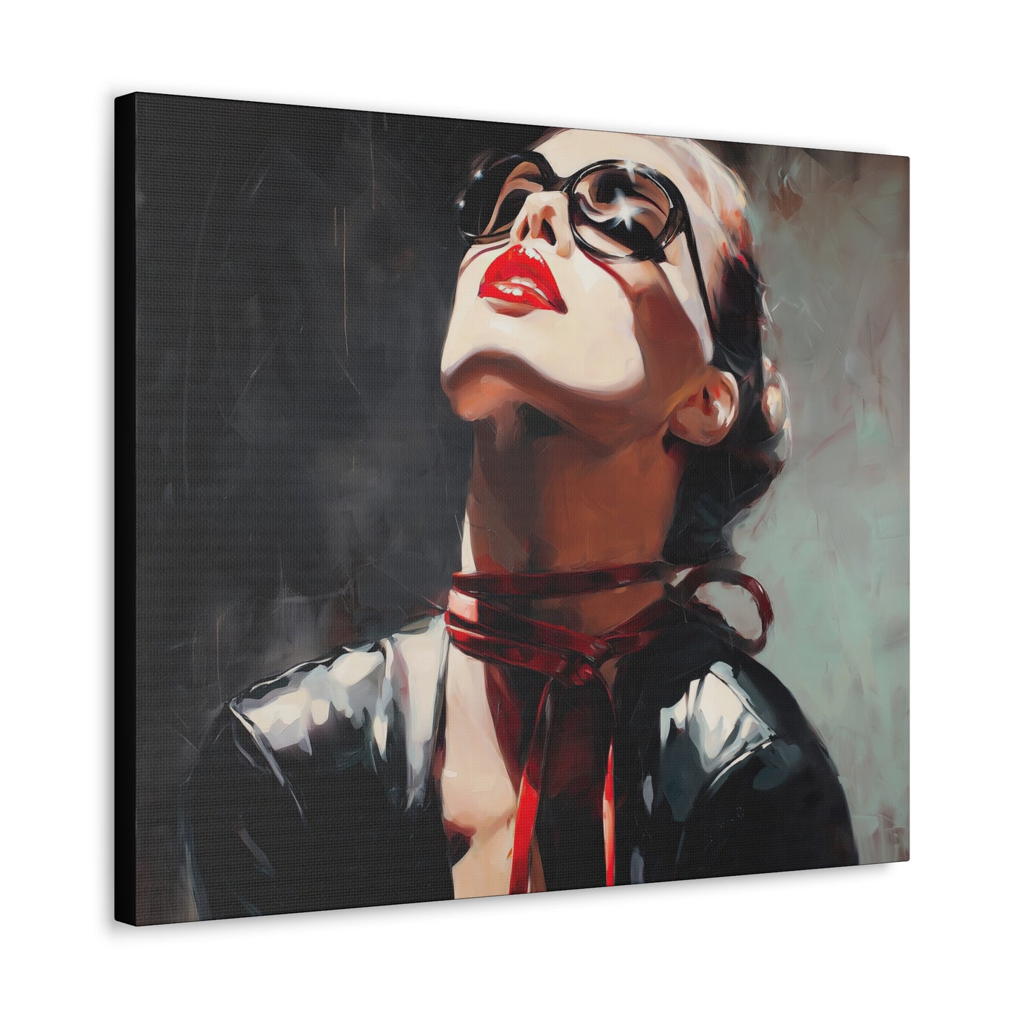 Gallery Wrapped Canvas, Ropes and Reverence Art Canvas, Erotic Shibari Art Canvas – Scarlett