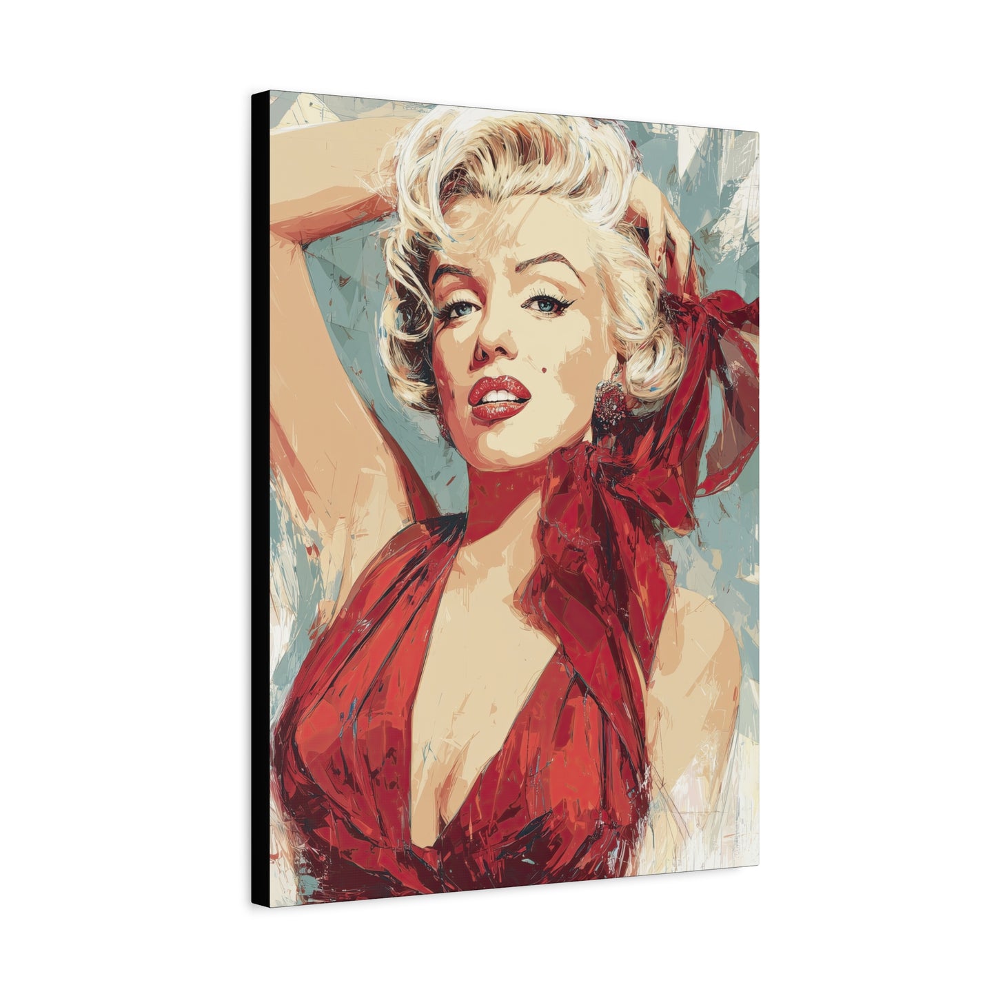 Gallery Wrapped Canvas, The Diva Project Art Canvas, Pinup Art Canvas – Marilyn Monroe - ONE