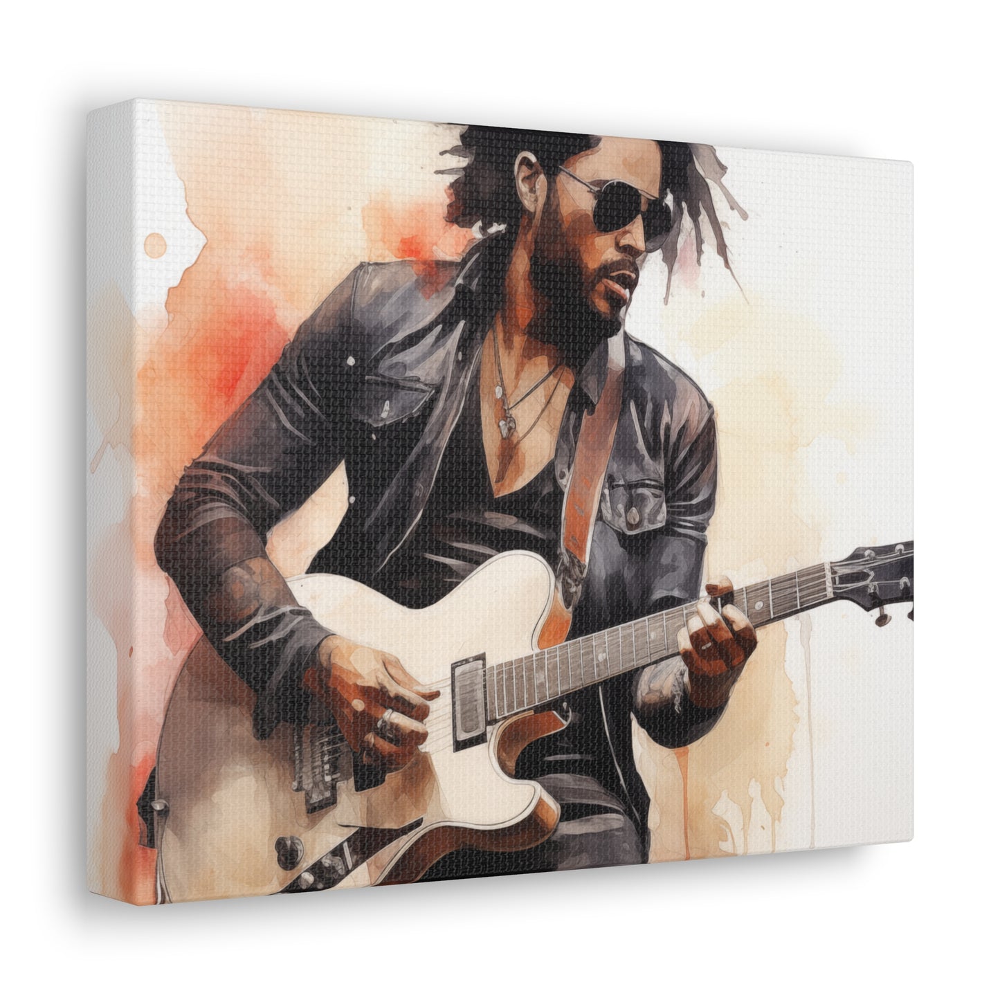 Gallery Wrapped Canvas, Celebrity Inspired, Pop Art Canvas – Lenny Also