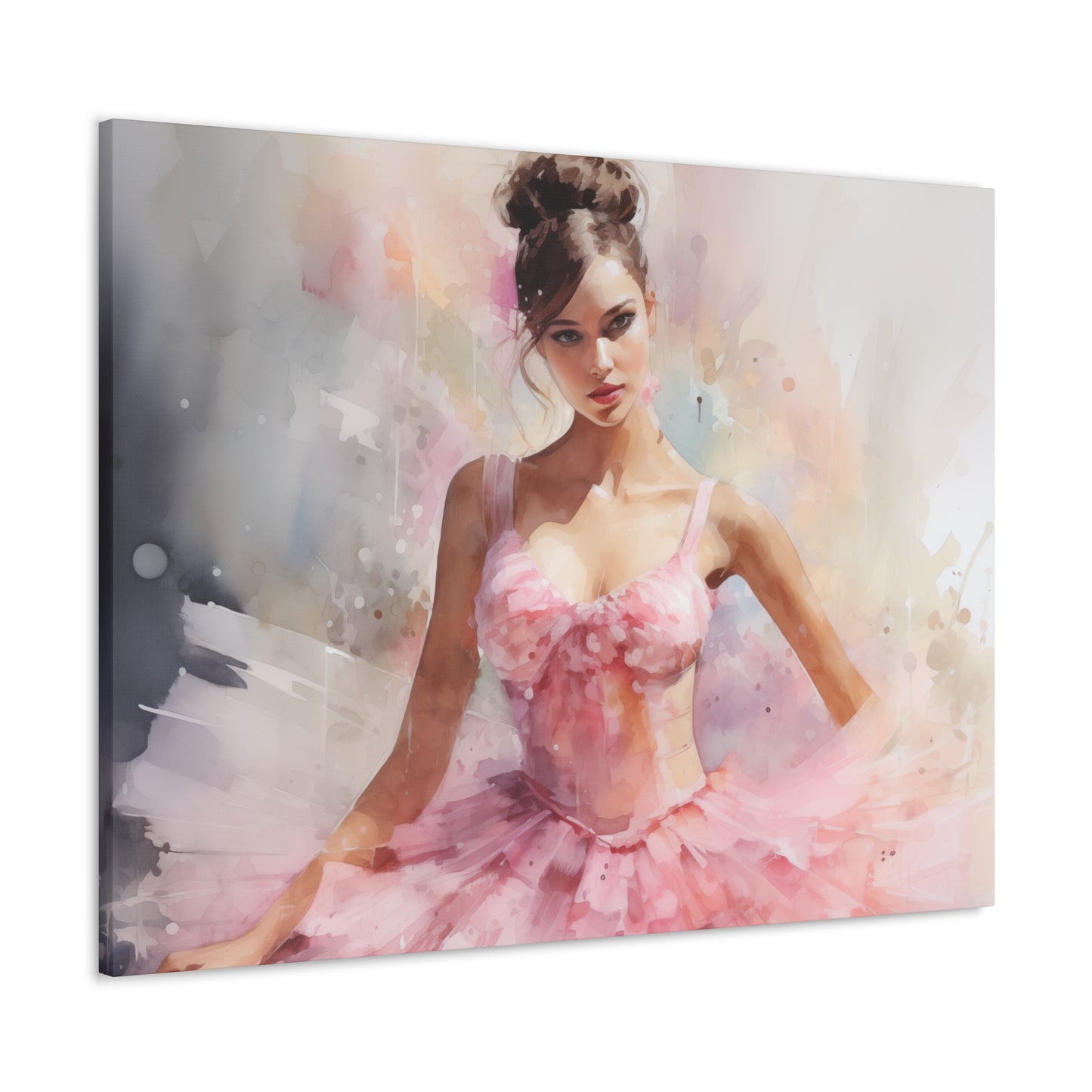 Gallery Wrapped Canvas, Ballerina Beauty, Ballet Art Canvas – Lily