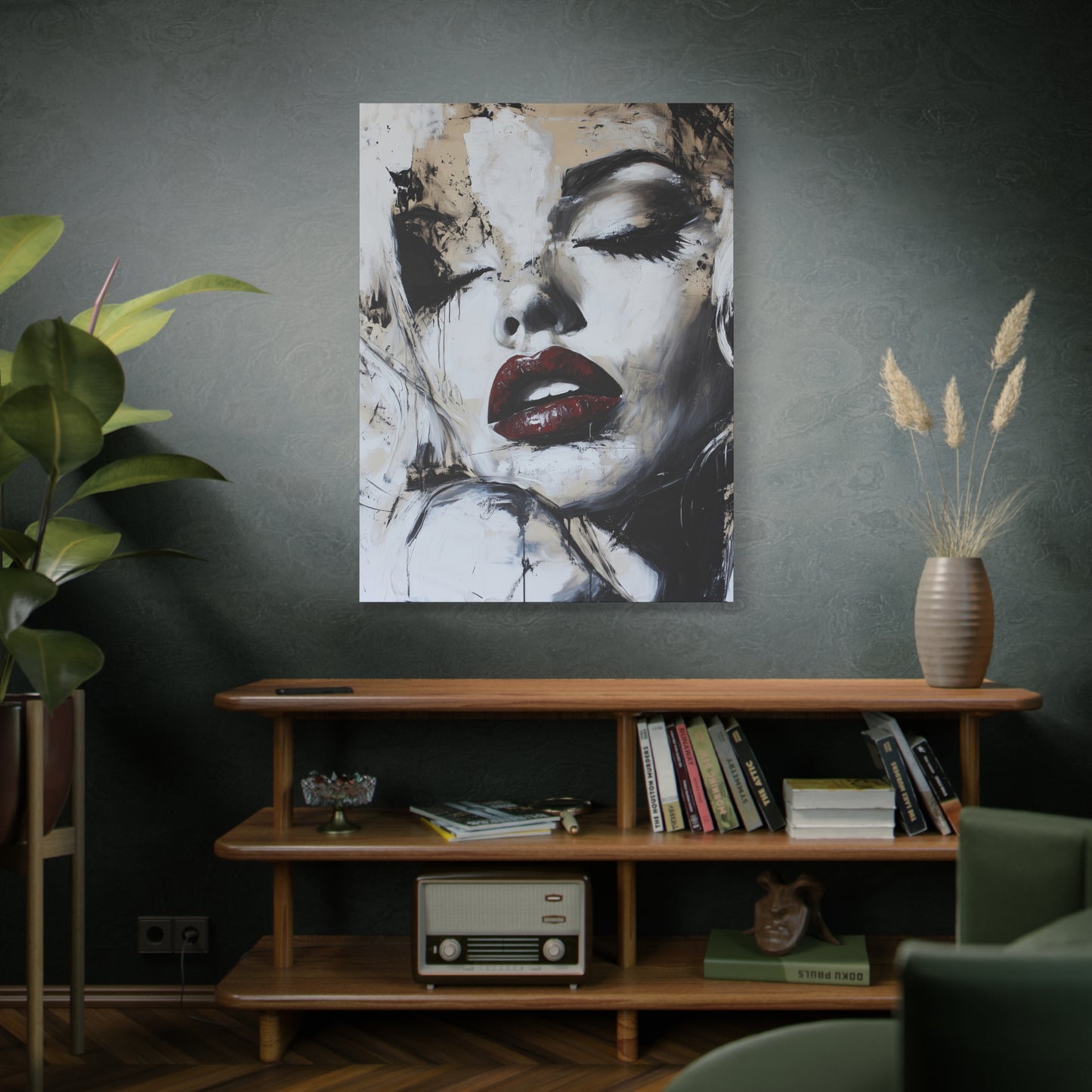 Gallery Wrapped Canvas, Guilt and Grit Adult Art Canvas, Erotic Pinup Art Canvas – Talia