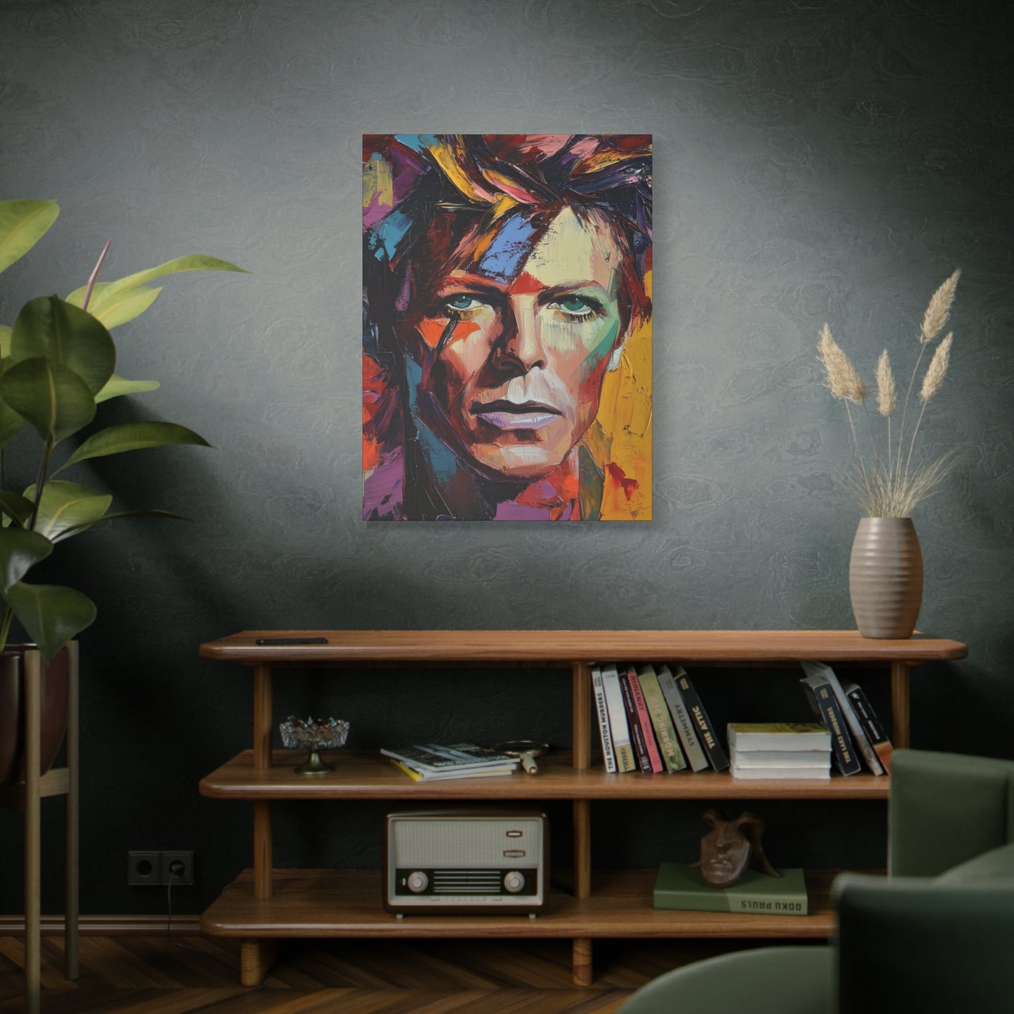 Gallery Wrapped Canvas, Celebrity Inspired, Pop Art Canvas – Bowie