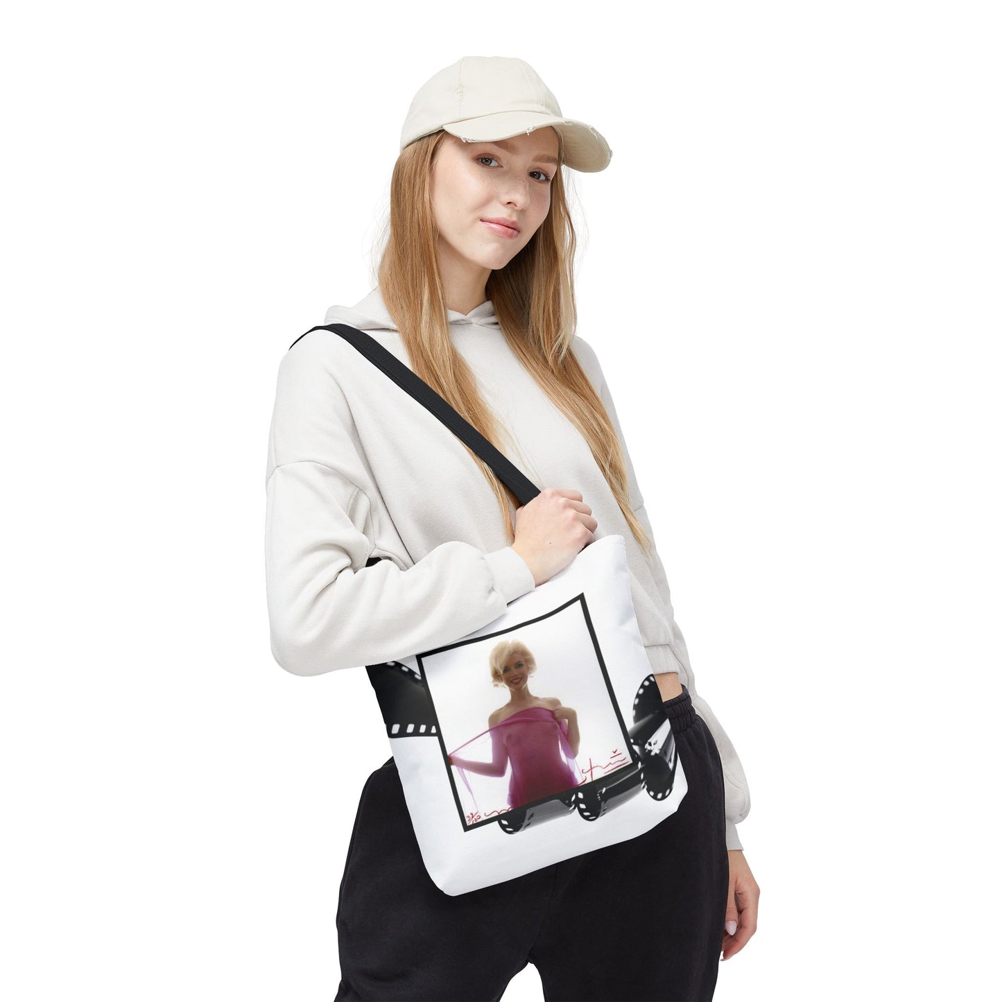 Celebrity Tote Bag, Utility Tote - Marilyn Monroe Autograph Tote - Approved Negative