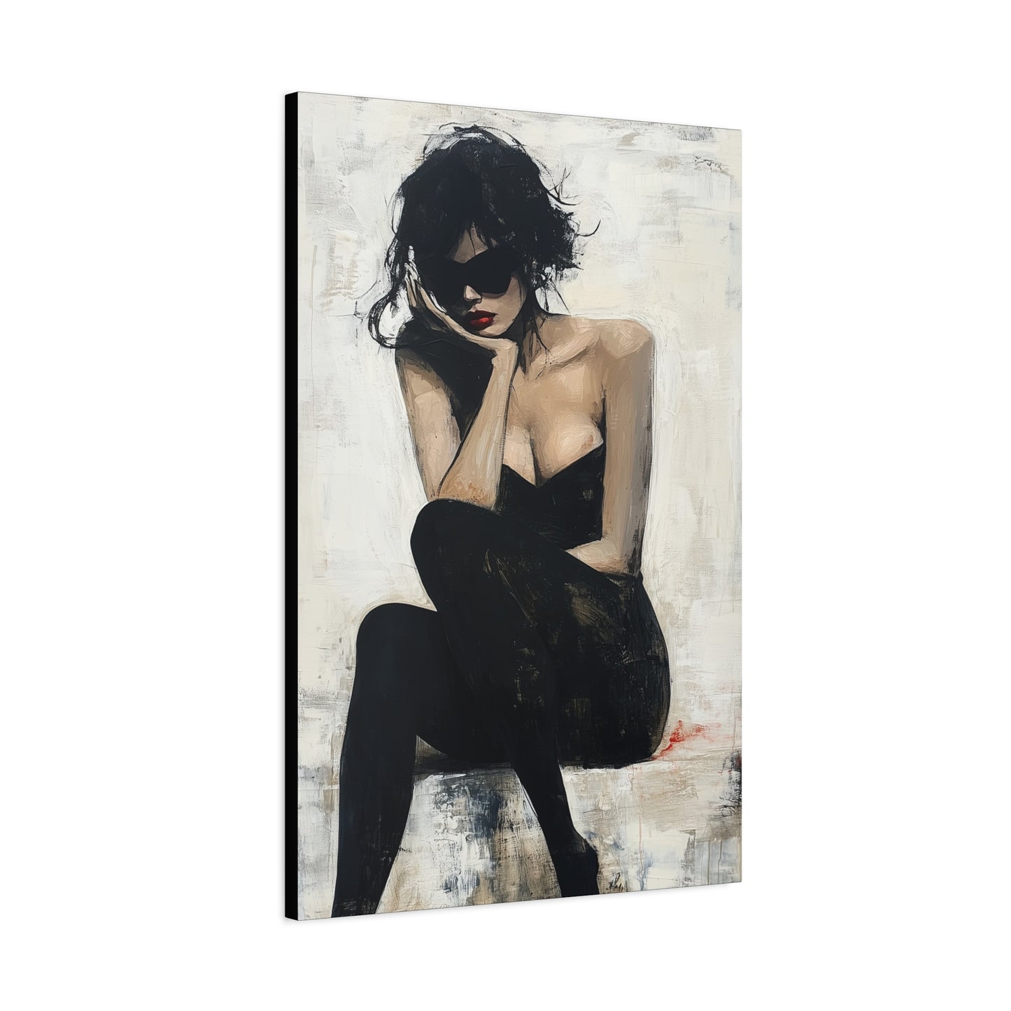 Gallery Wrapped Canvas, Sinners and Saints Art Canvas, Erotic Pinup Art Canvas – Fairuza