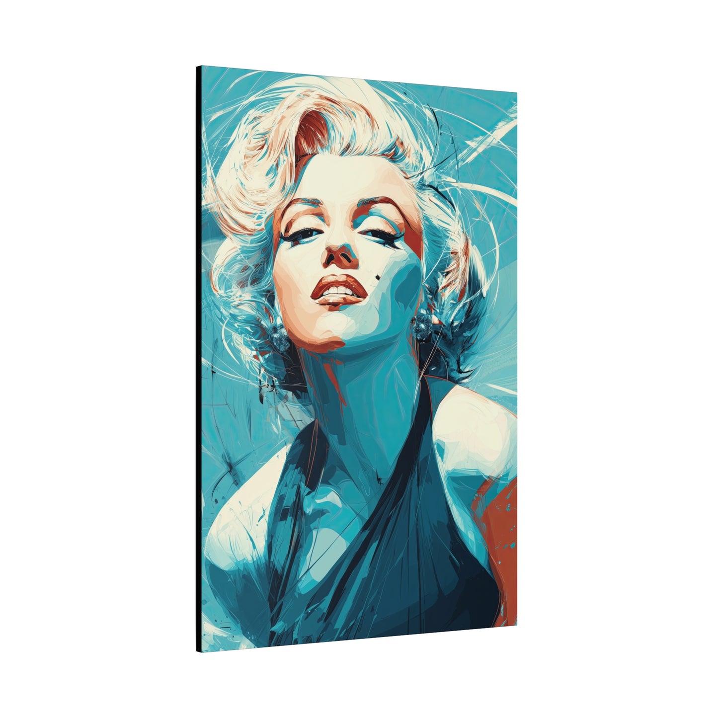 Gallery Wrapped Canvas, The Diva Project Art Canvas, Pinup Art Canvas – Marilyn Monroe - SEVEN