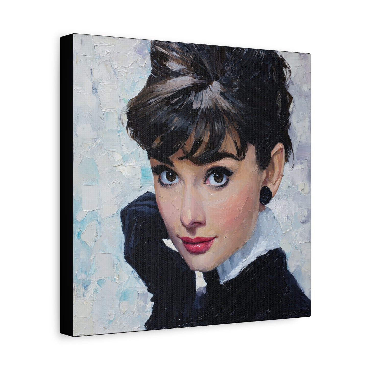 Gallery Wrapped Canvas, The Diva Project Art Canvas, Pinup Art Canvas – Audrey Hepburn - SEVEN