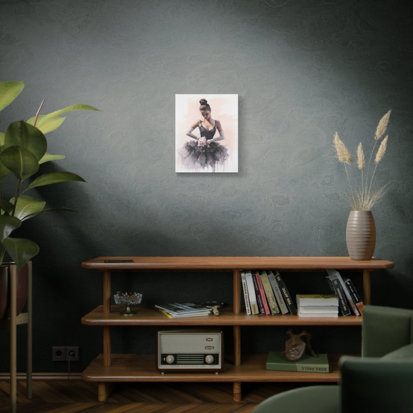 Pointes and Platforms, Gallery Wrapped Canvas, Ballerina Beauty, Ballet Art Canvas – Sonja