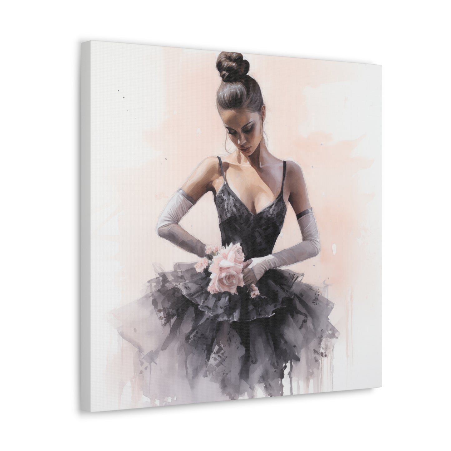 Gallery Wrapped Canvas, Ballerina Beauty, Ballet Art Canvas – Sonja