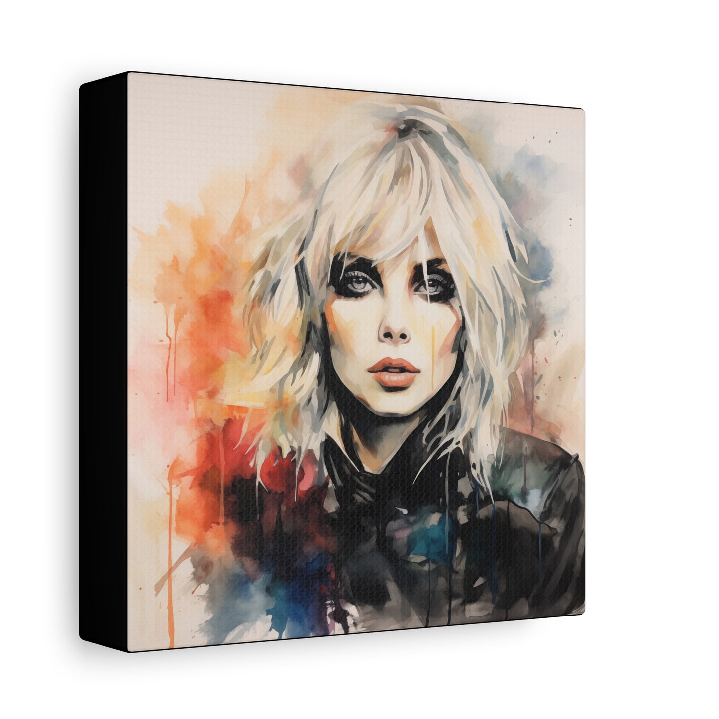 Gallery Wrapped Canvas, Celebrity Inspired, Pop Art Canvas – Debbie