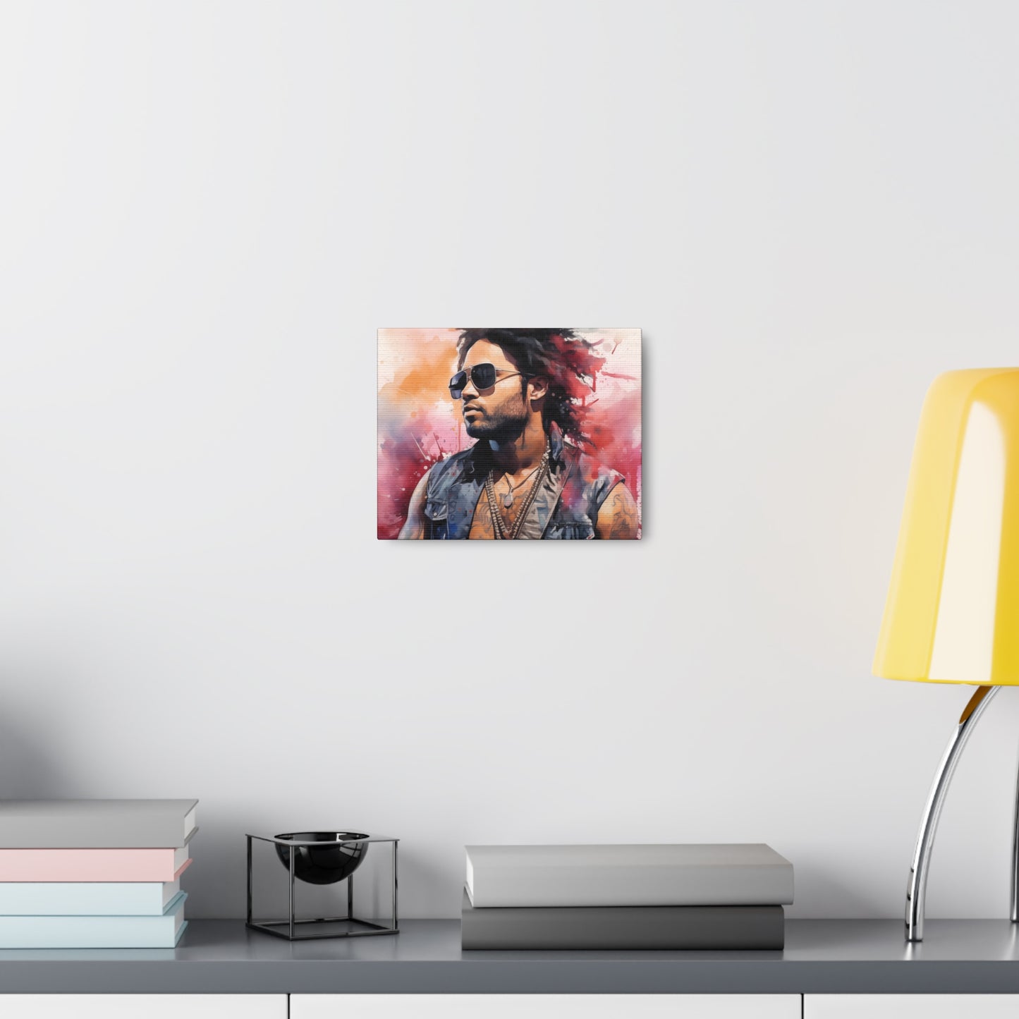 Gallery Wrapped Canvas, Celebrity Inspired, Pop Art Canvas – Lenny