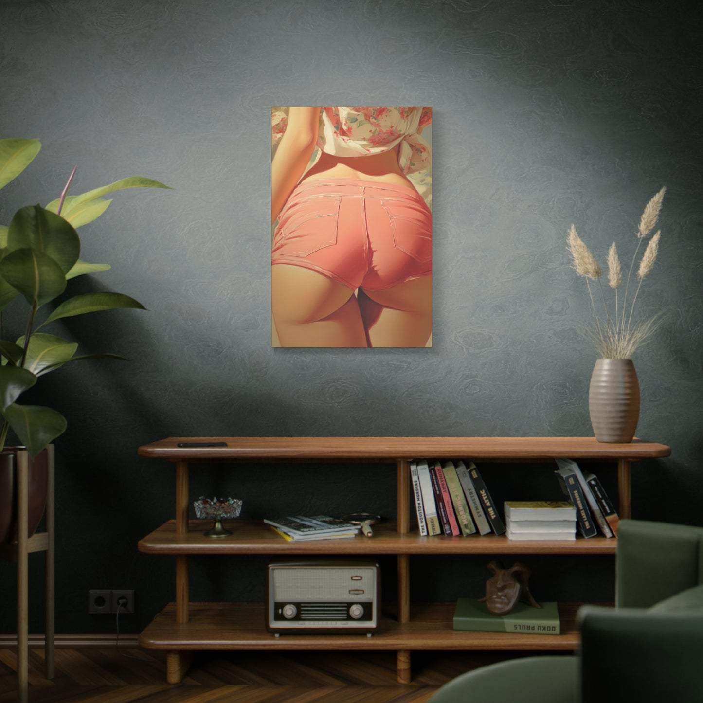Gallery Wrapped Canvas, Tongue and Cheek Art Canvas, Naughty Girl Art Canvas – Tammy