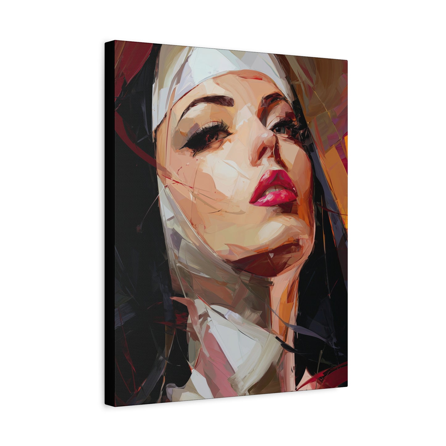 Gallery Wrapped Canvas, Habits and Heresy Art Canvas, Naughty Nuns Art Canvas – Sister Veritas