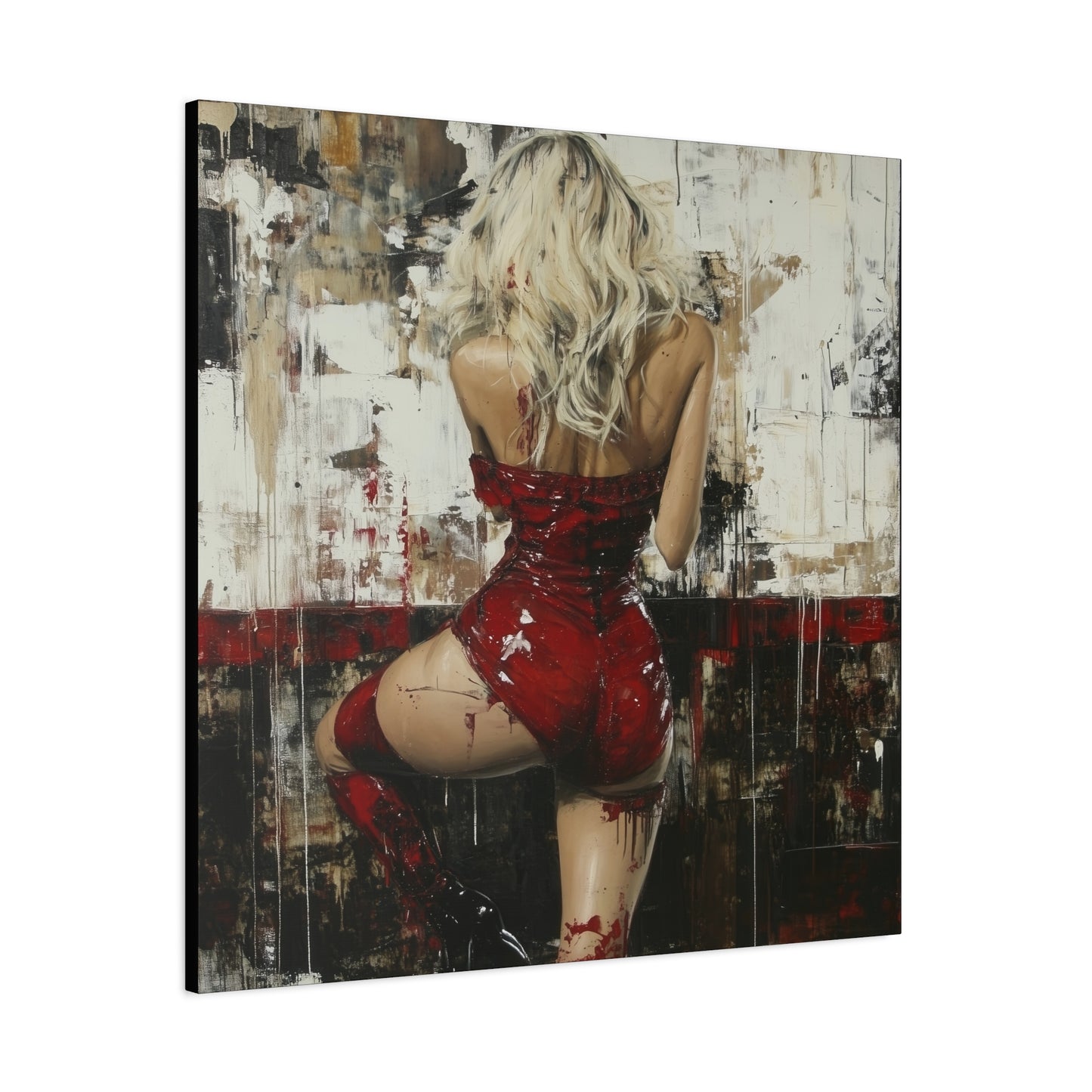 Gallery Wrapped Canvas, Sinners and Saints Art Canvas, Erotic Art Canvas – Veronica