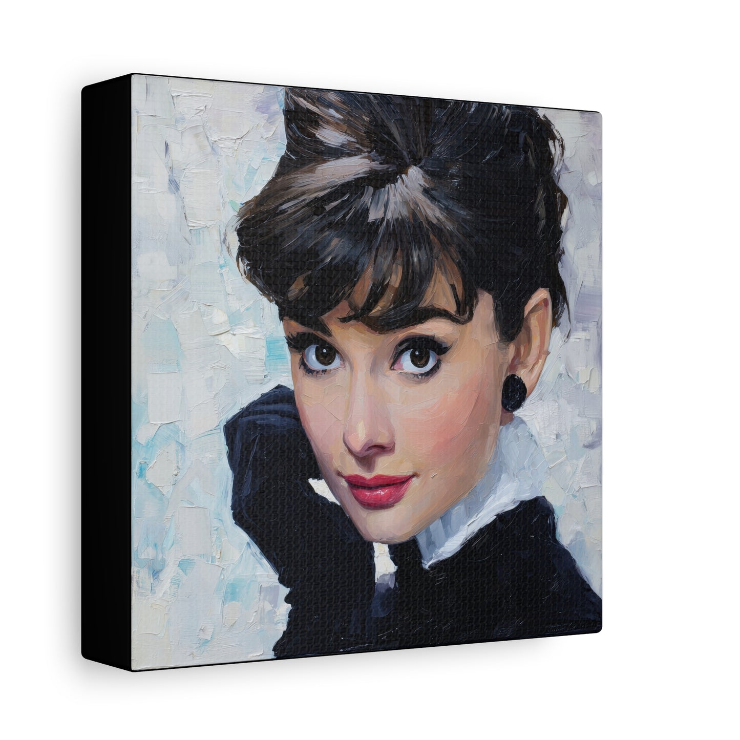 Gallery Wrapped Canvas, The Diva Project Art Canvas, Pinup Art Canvas – Audrey Hepburn - SEVEN