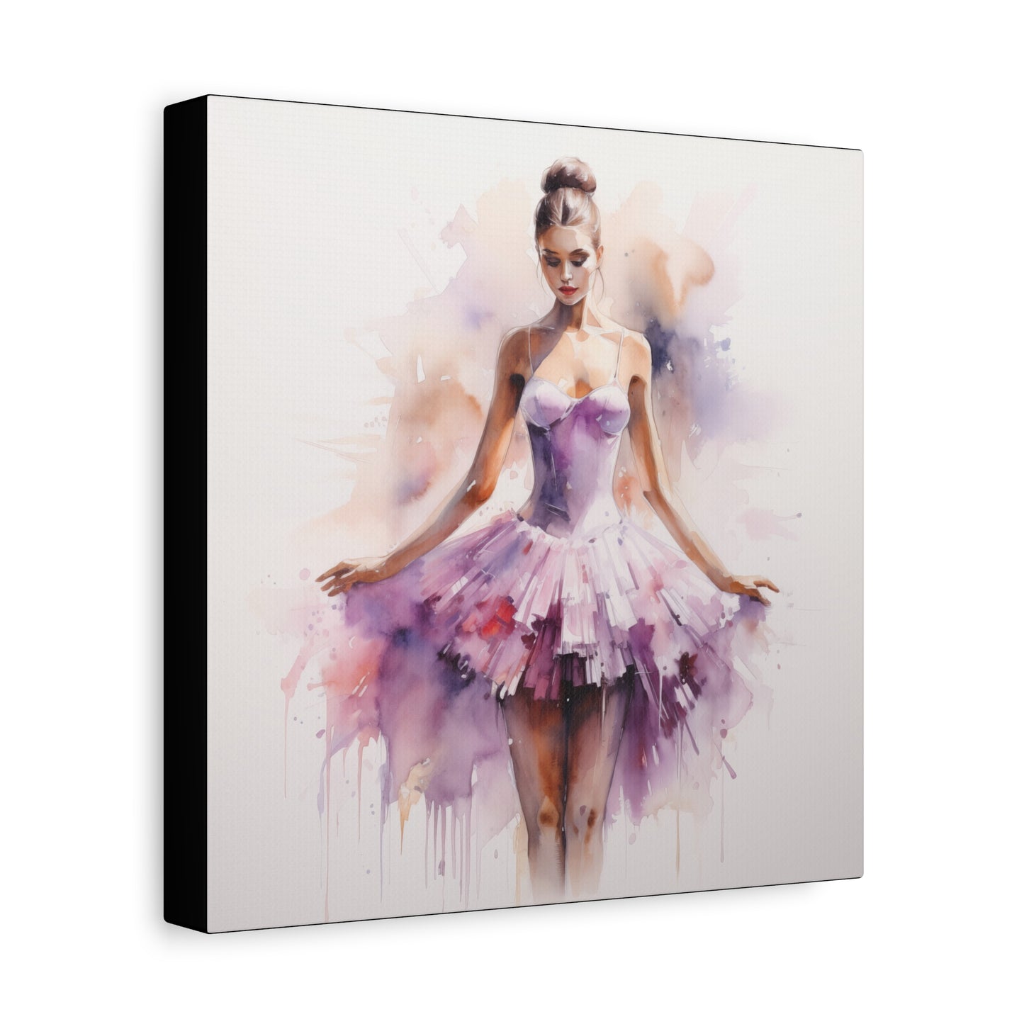 Pointes and Platforms, Gallery Wrapped Canvas, Ballerina Beauty, Ballet Art Canvas – Joanna