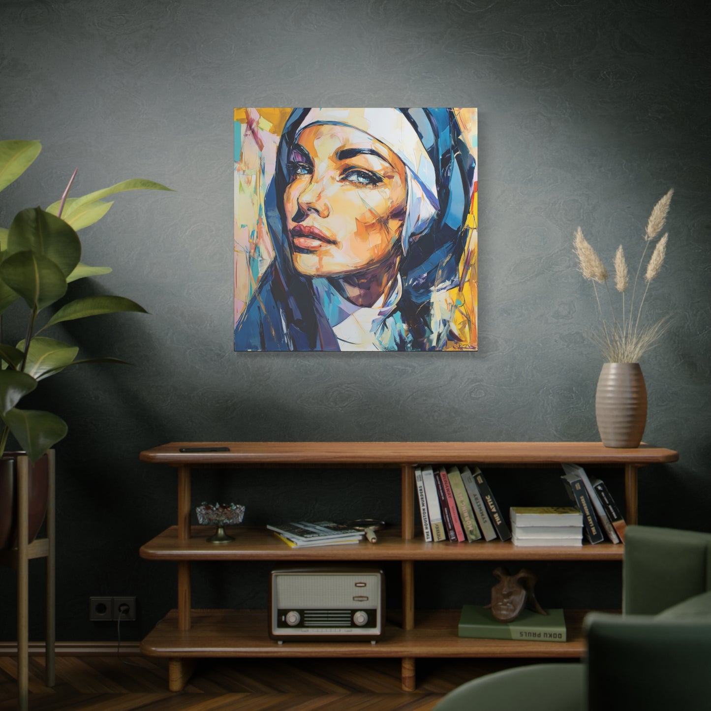 Gallery Wrapped Canvas, Habits and Heresy Art Canvas, Naughty Nuns Art Canvas – Sister Agatha