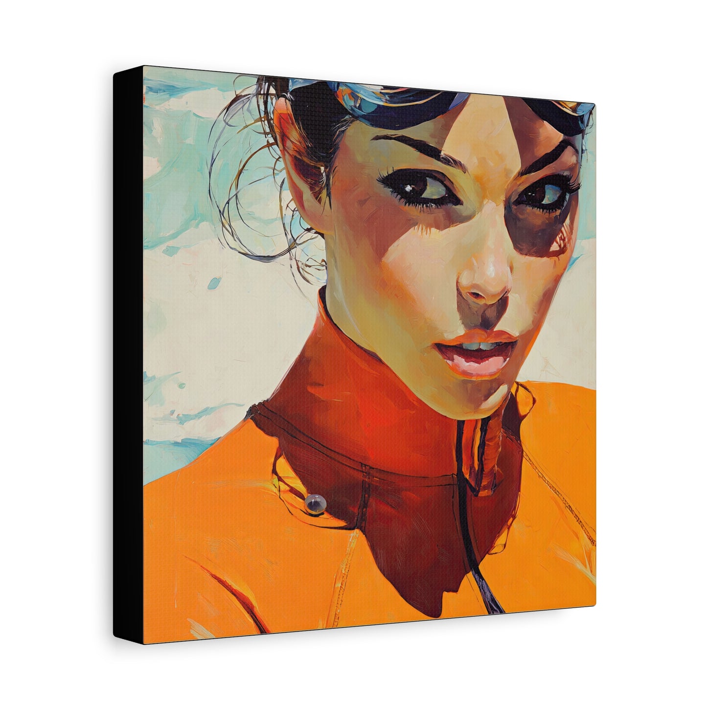 Gallery Wrapped Canvas, Salt and Sea Art Canvas, Marine Art, Diving and Snorkeling Art Canvas – Maria