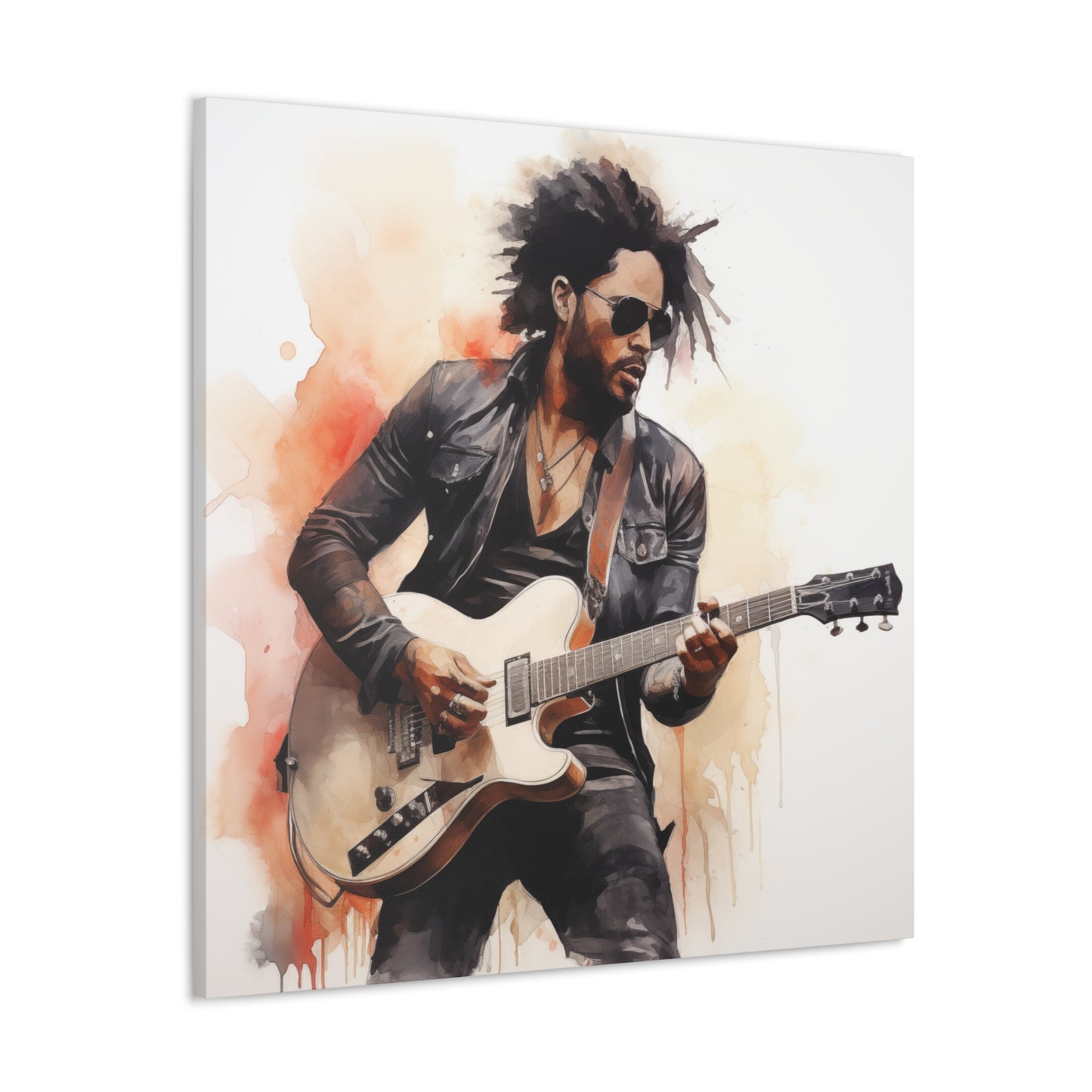 Gallery Wrapped Canvas, Celebrity Inspired, Pop Art Canvas – Lenny Also