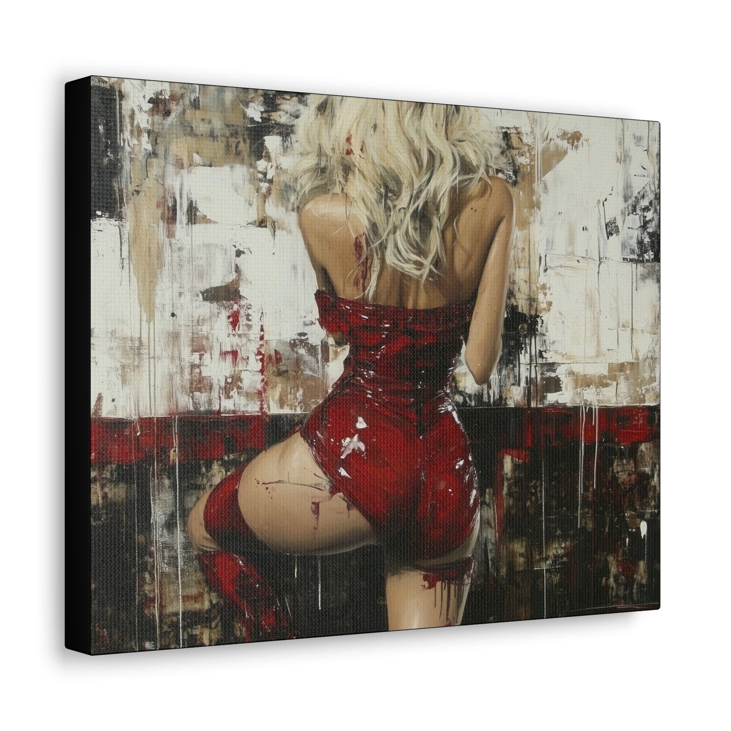 Gallery Wrapped Canvas, Sinners and Saints Art Canvas, Erotic Art Canvas – Veronica