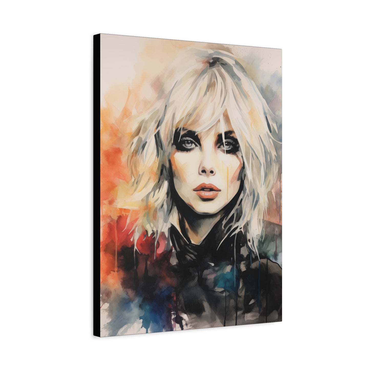 Gallery Wrapped Canvas, Celebrity Inspired, Pop Art Canvas – Debbie
