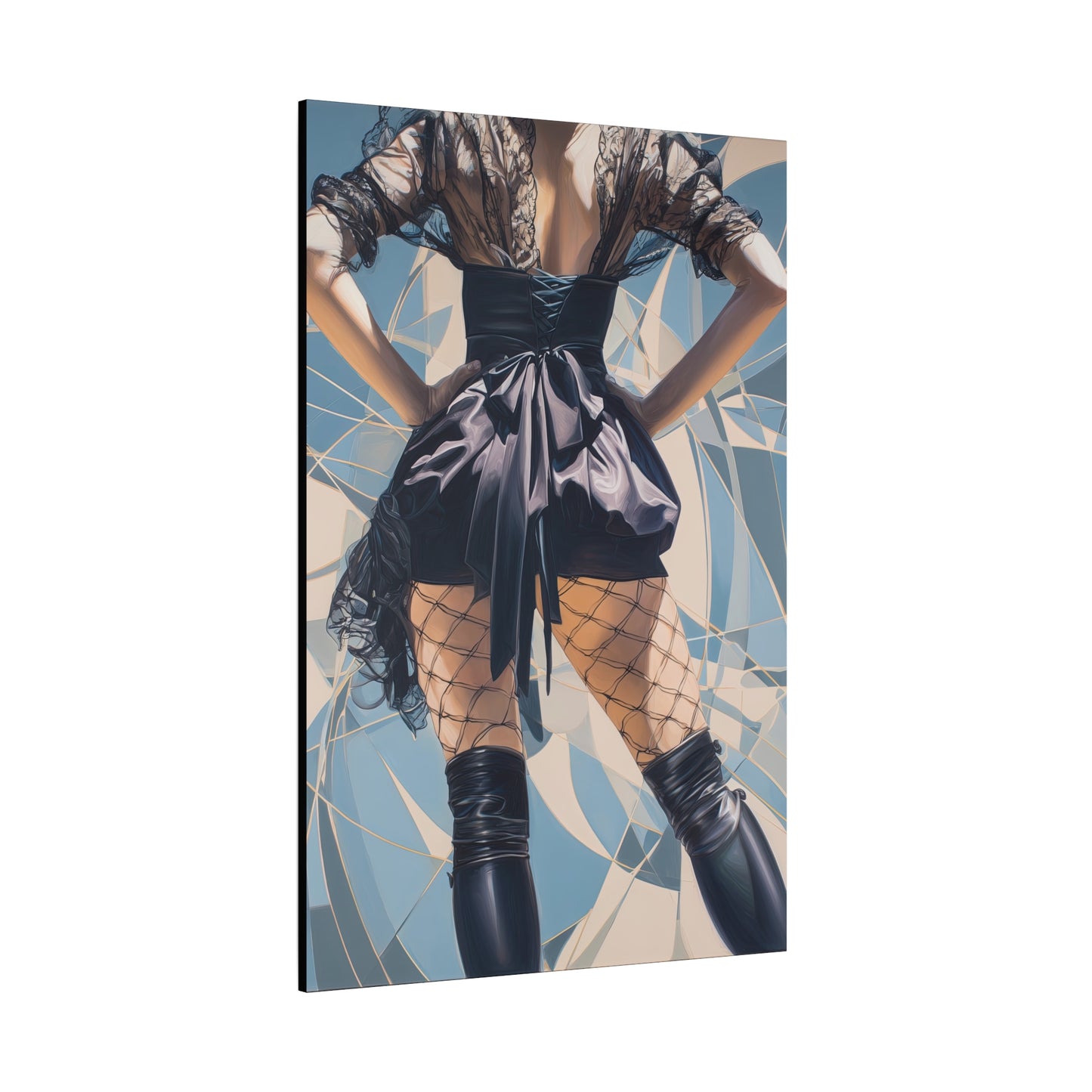 Gallery Wrapped Canvas, Tongue and Cheek Art Canvas, Naughty Girl Art Canvas – Dani