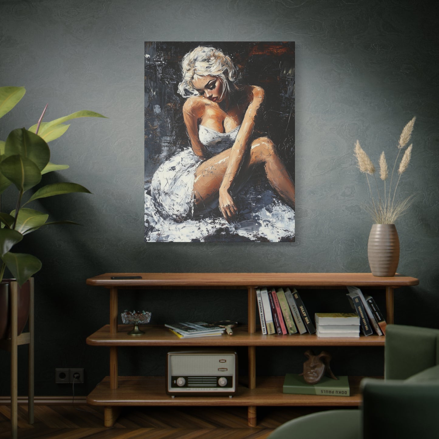 Gallery Wrapped Canvas, Guilt and Grit Adult Art Canvas, Erotic Pinup Art Canvas – Matisse