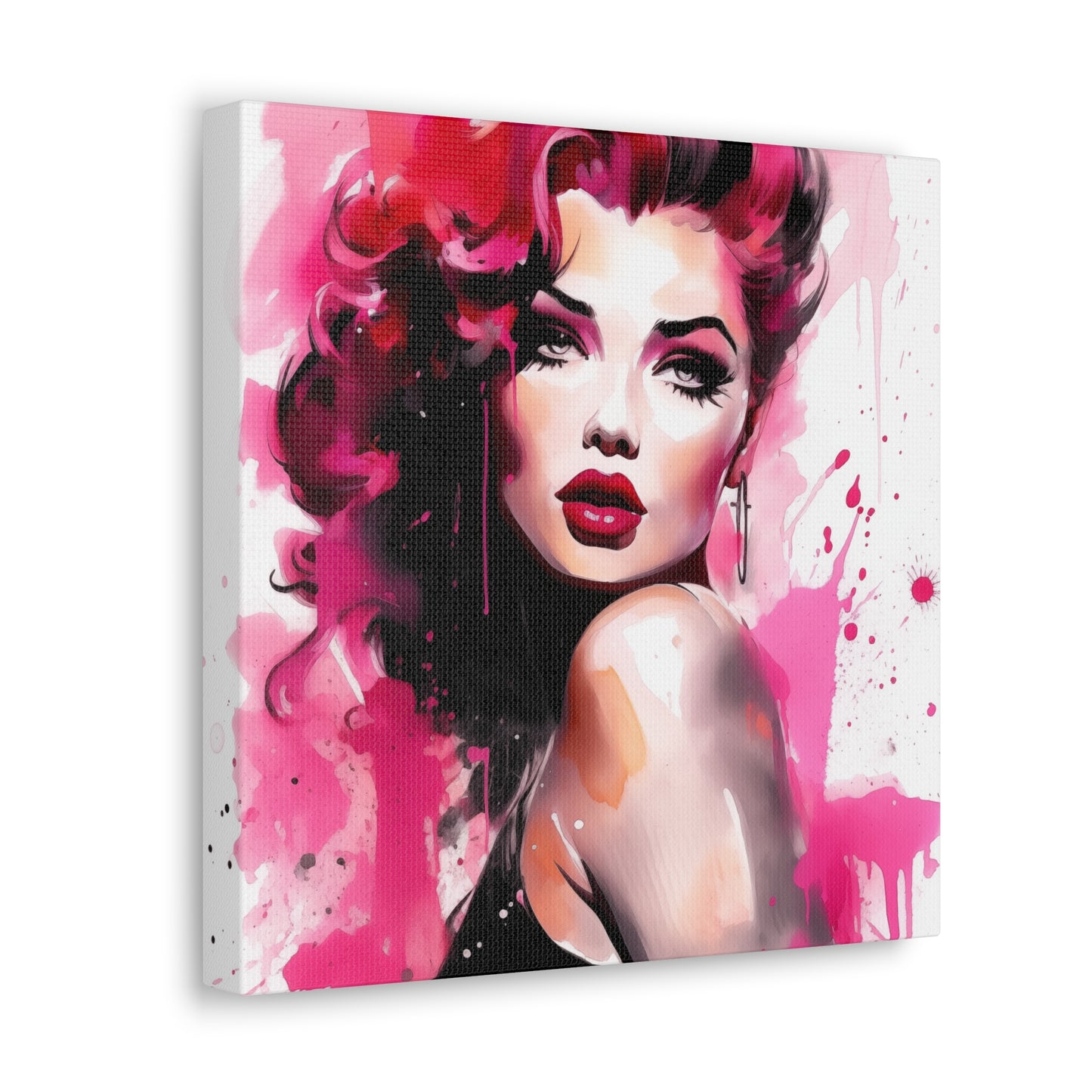 Canvas Wall Art, Gallery Wrapped Pop Art, Diva Wall Art – Thalia