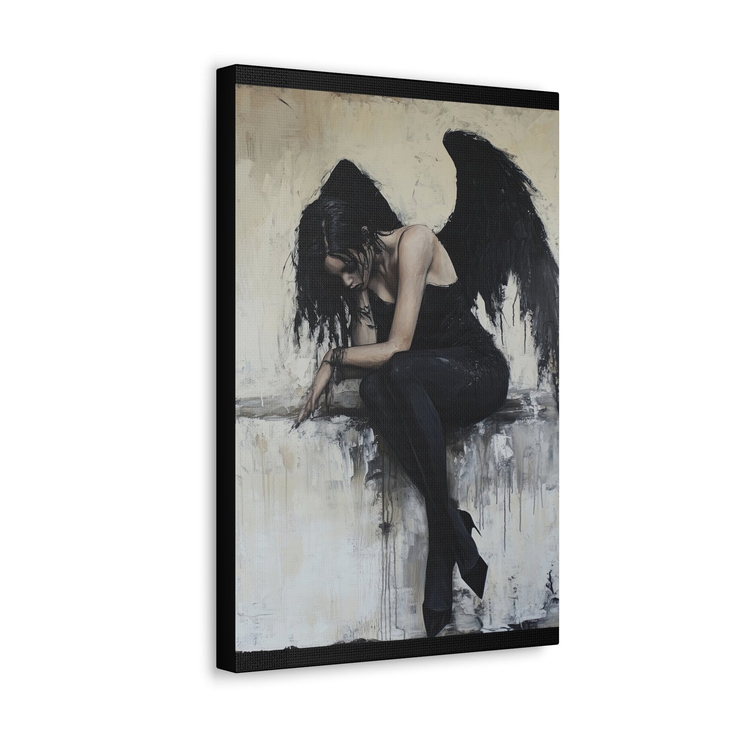 Gallery Wrapped Canvas, Sinners and Saints Art Canvas, Erotic Pinup Art Canvas – Helena