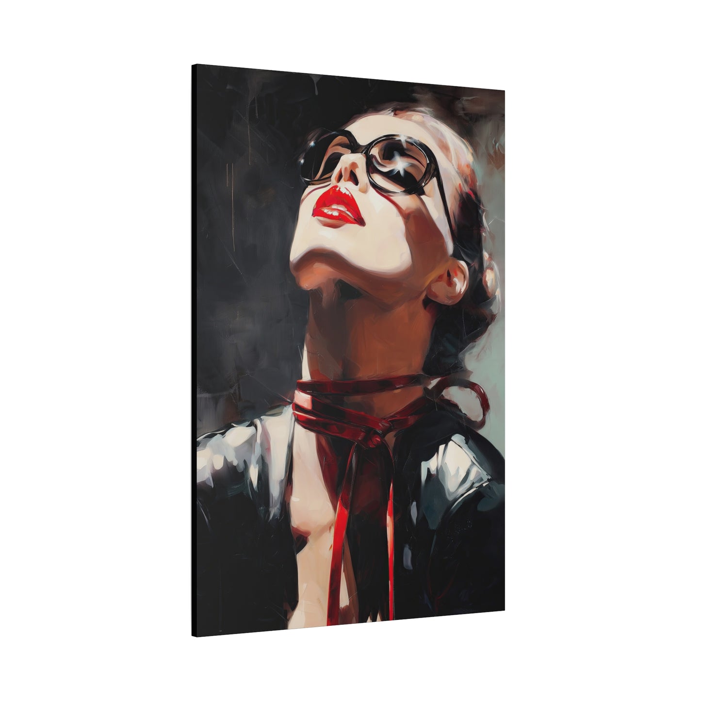 Gallery Wrapped Canvas, Ropes and Reverence Art Canvas, Erotic Shibari Art Canvas – Scarlett