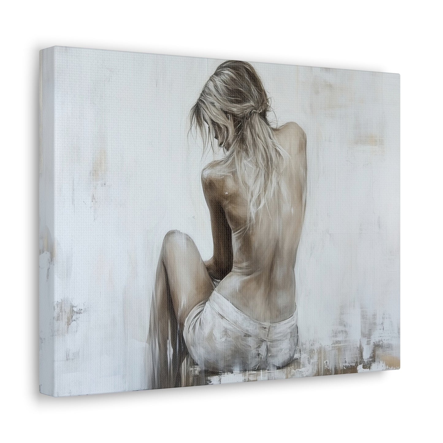 Gallery Wrapped Canvas, Sinners and Saints Art Canvas, Erotic Pinup Art Canvas – Katherine