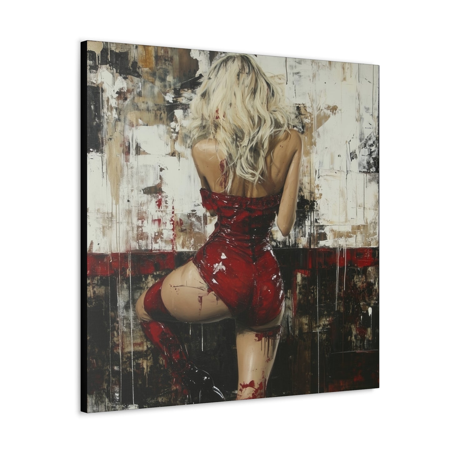 Gallery Wrapped Canvas, Sinners and Saints Art Canvas, Erotic Art Canvas – Veronica