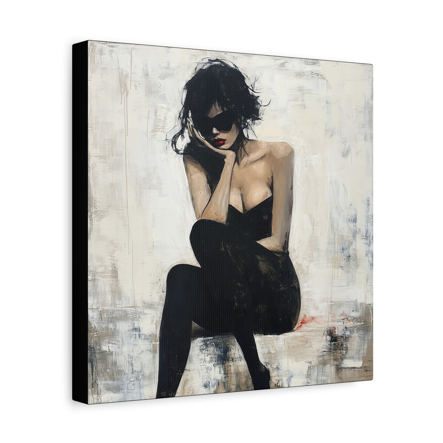 Gallery Wrapped Canvas, Sinners and Saints Art Canvas, Erotic Pinup Art Canvas – Fairuza