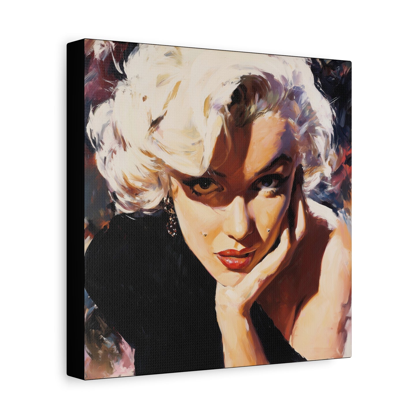 Gallery Wrapped Canvas, The Diva Project Art Canvas, Pinup Art Canvas – Marilyn Monroe - FOUR