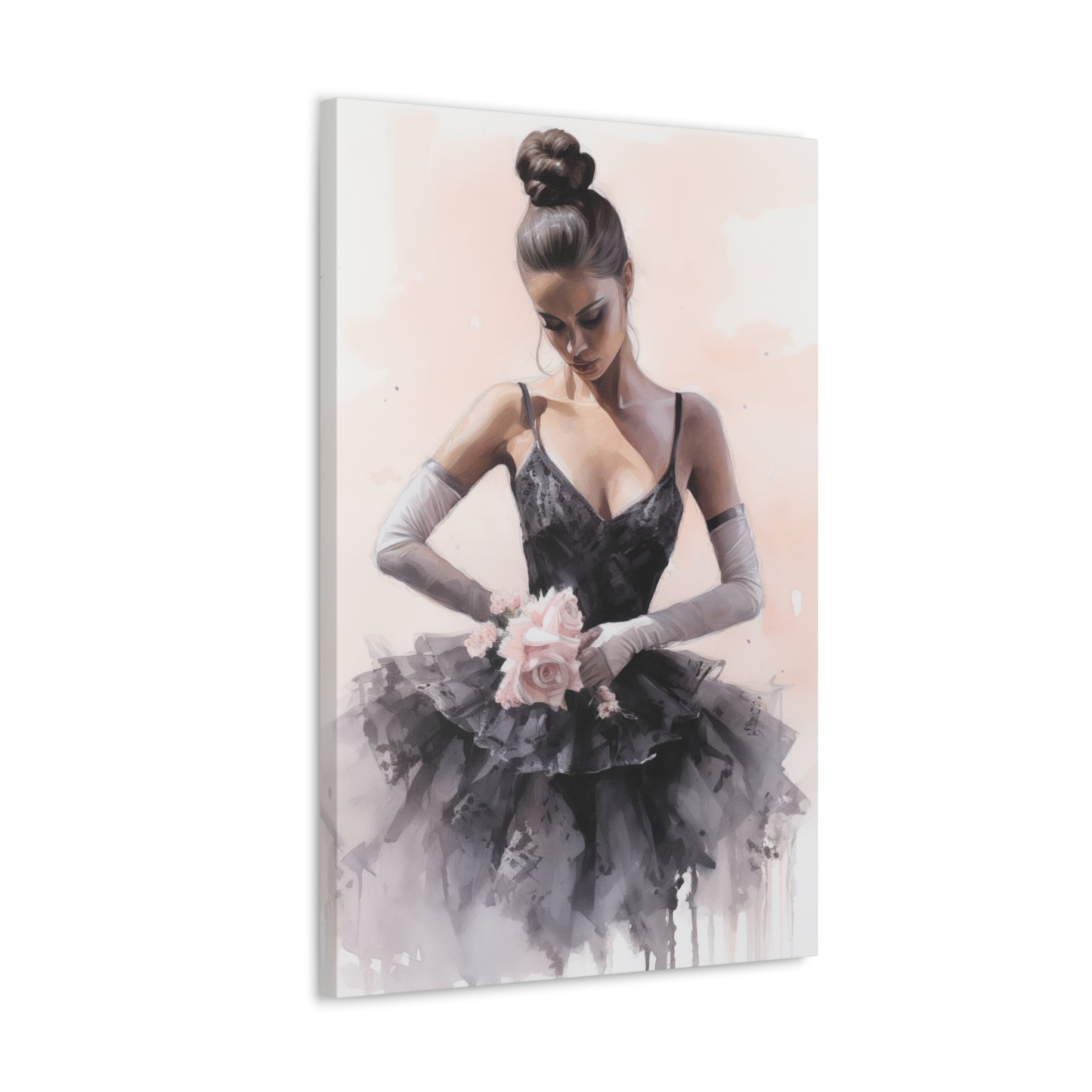 Gallery Wrapped Canvas, Ballerina Beauty, Ballet Art Canvas – Sonja