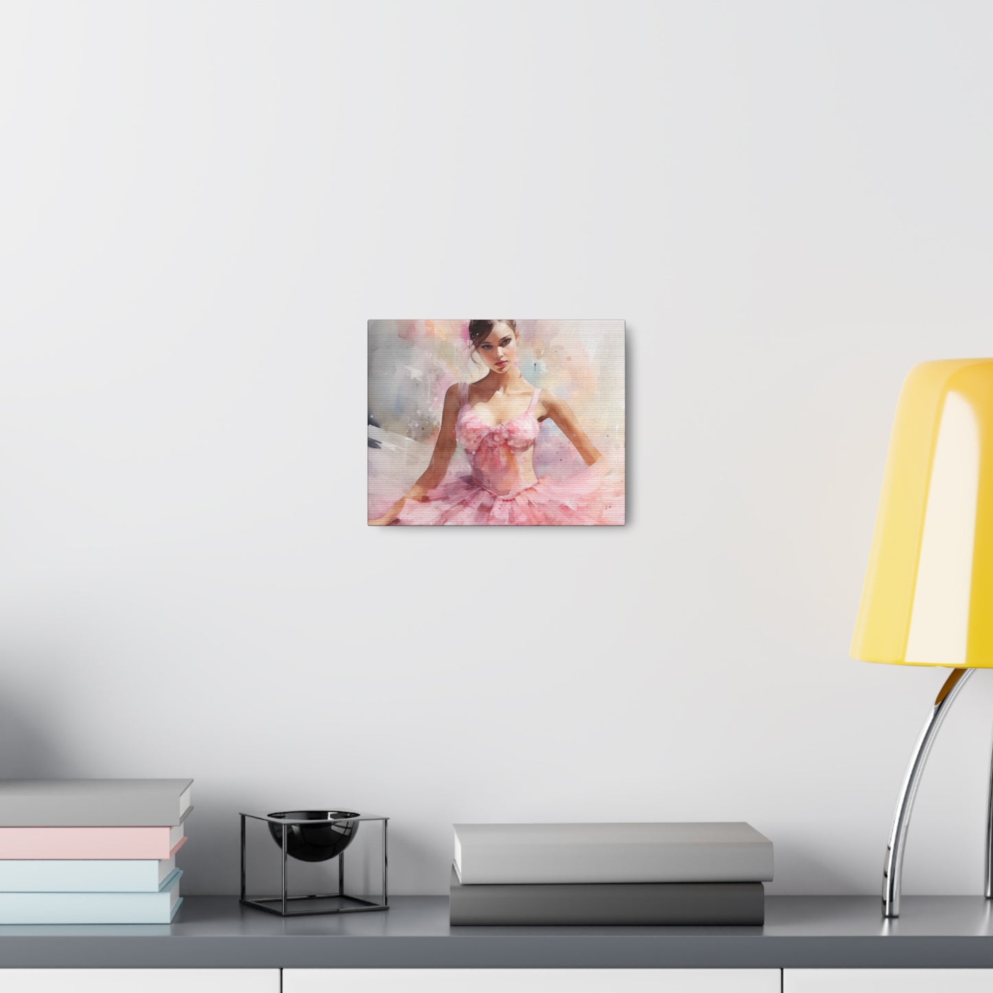 Gallery Wrapped Canvas, Ballerina Beauty, Ballet Art Canvas – Lily