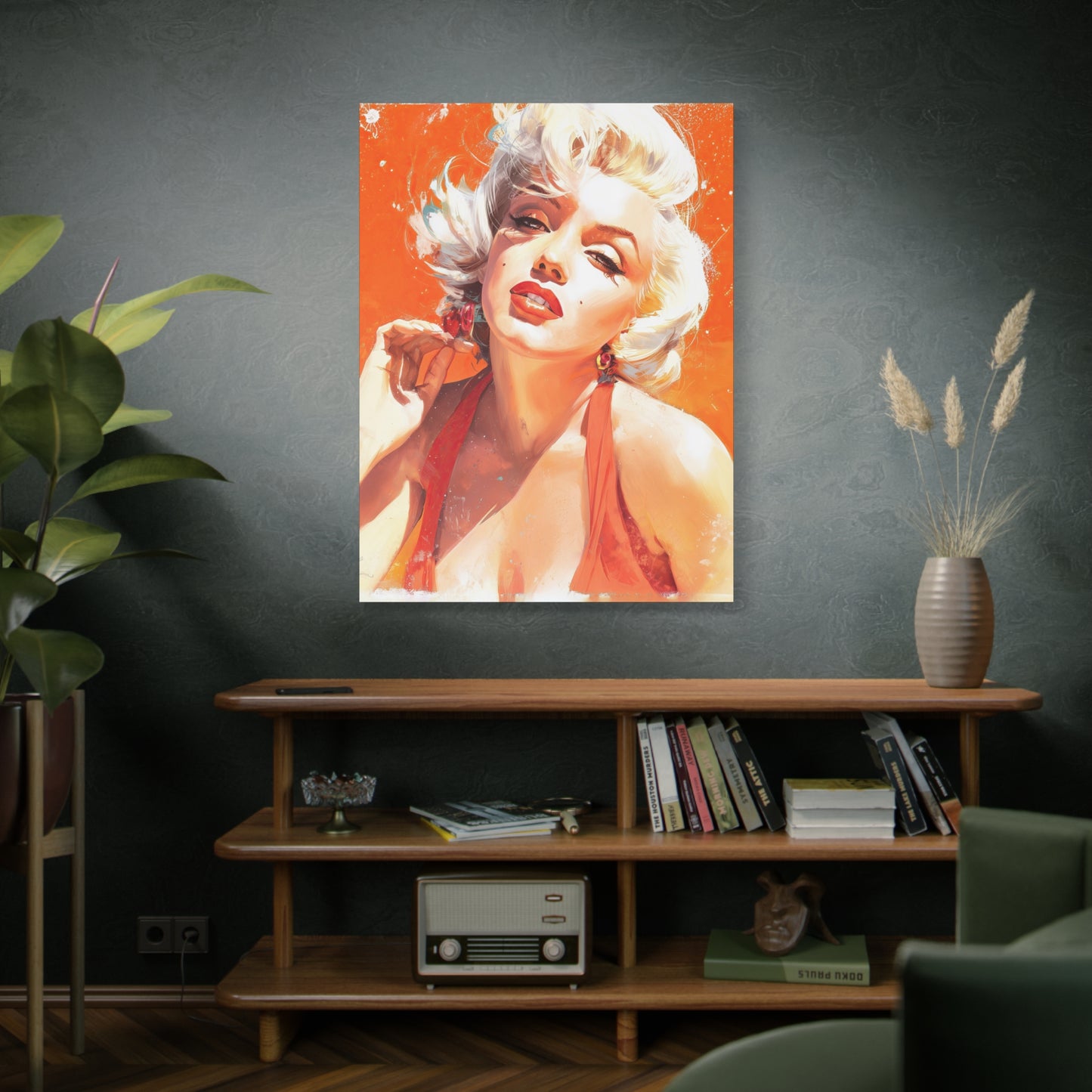 Gallery Wrapped Canvas, The Diva Project Art Canvas, Pinup Art Canvas – Marilyn Monroe - THREE