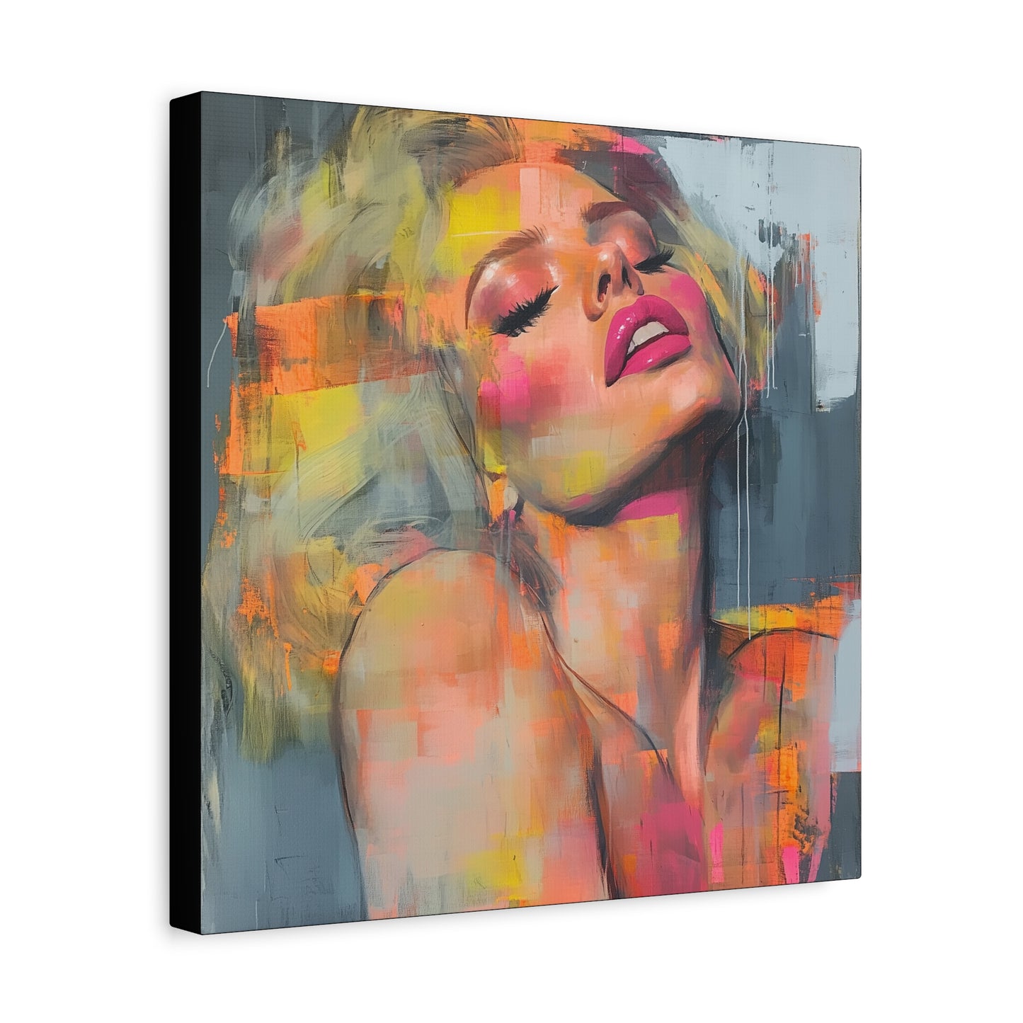 Gallery Wrapped Canvas, Guilt and Grit Adult Art Canvas, Erotic Pinup Art Canvas – Veda
