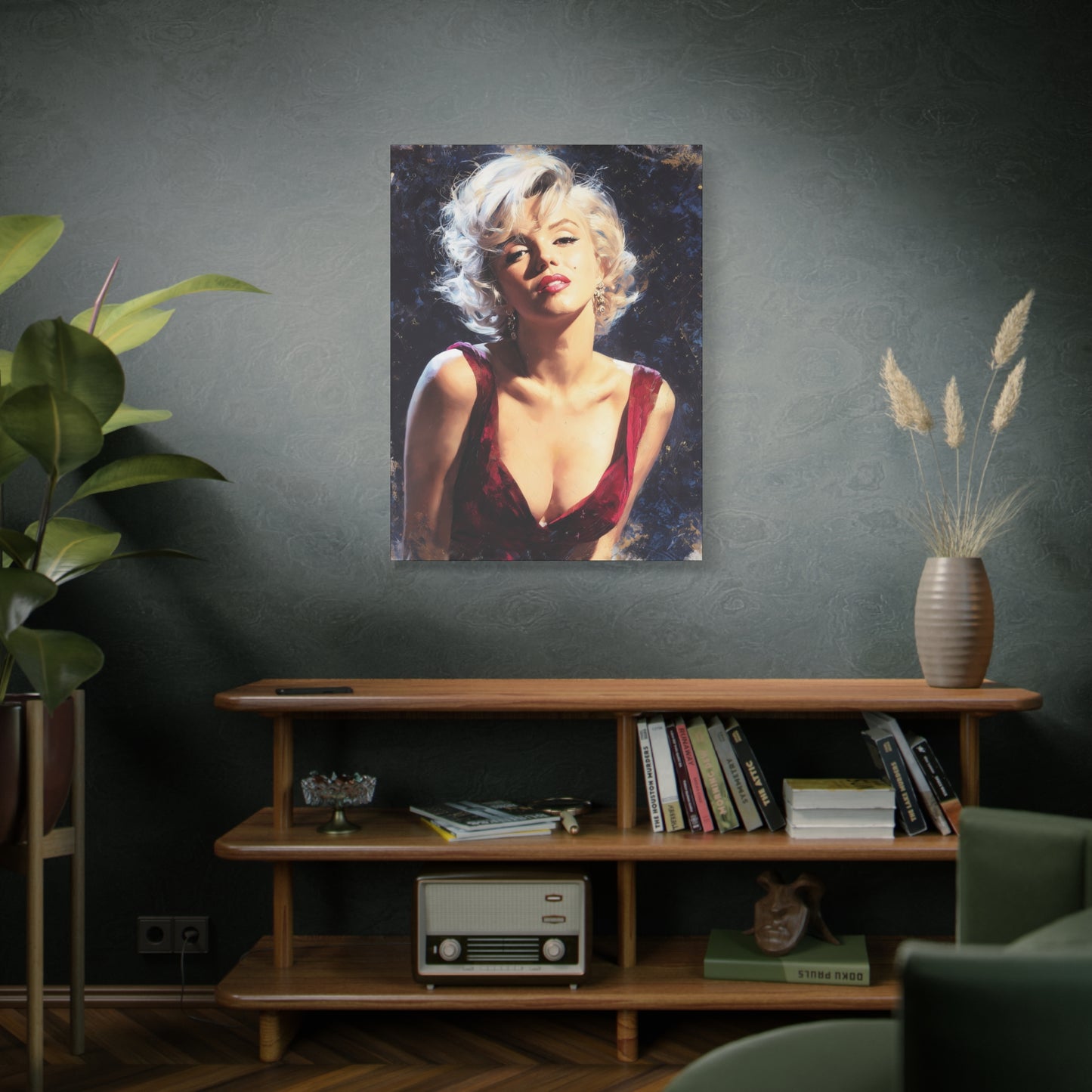 Gallery Wrapped Canvas, The Diva Project Art Canvas, Pinup Art Canvas – Marilyn Monroe - SEVEN